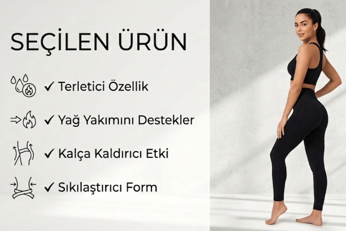 İncelten ve Zayıflatan Termal Vücut Şekillendirici ve Toparlayıcı Siyah Agraflı Korse Tayt