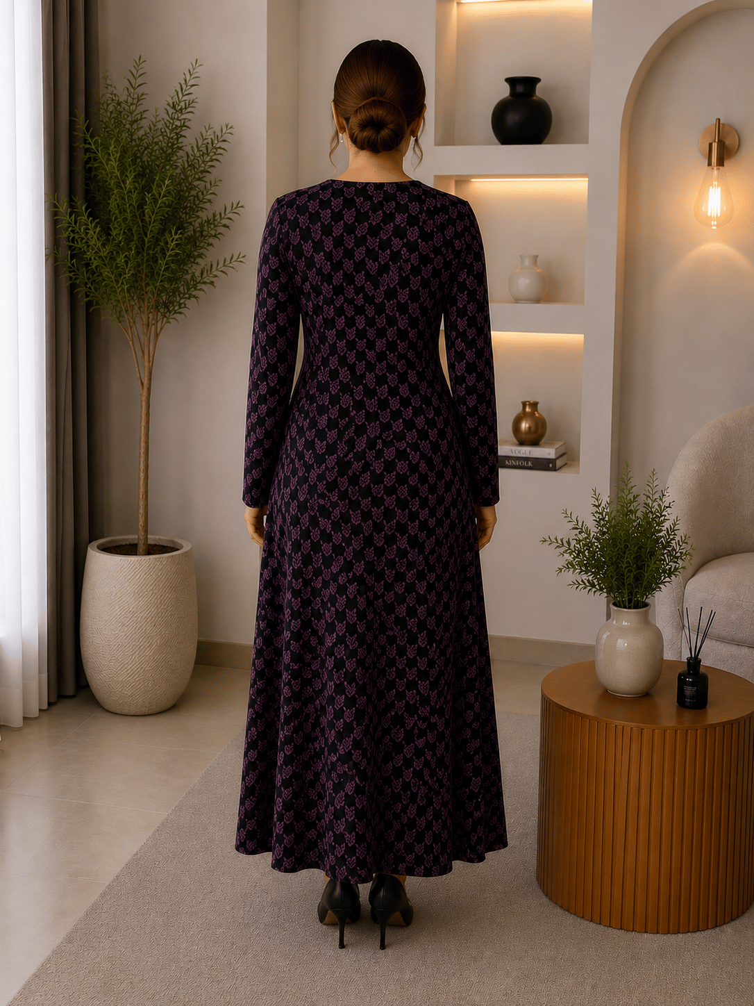 Anne Elbisesi - Mor