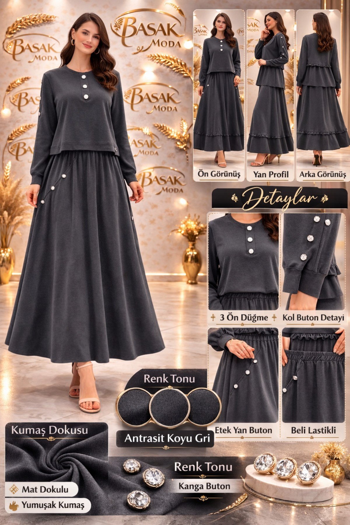 MKBAŞAK MODA ETEKLİ TAKIM 2