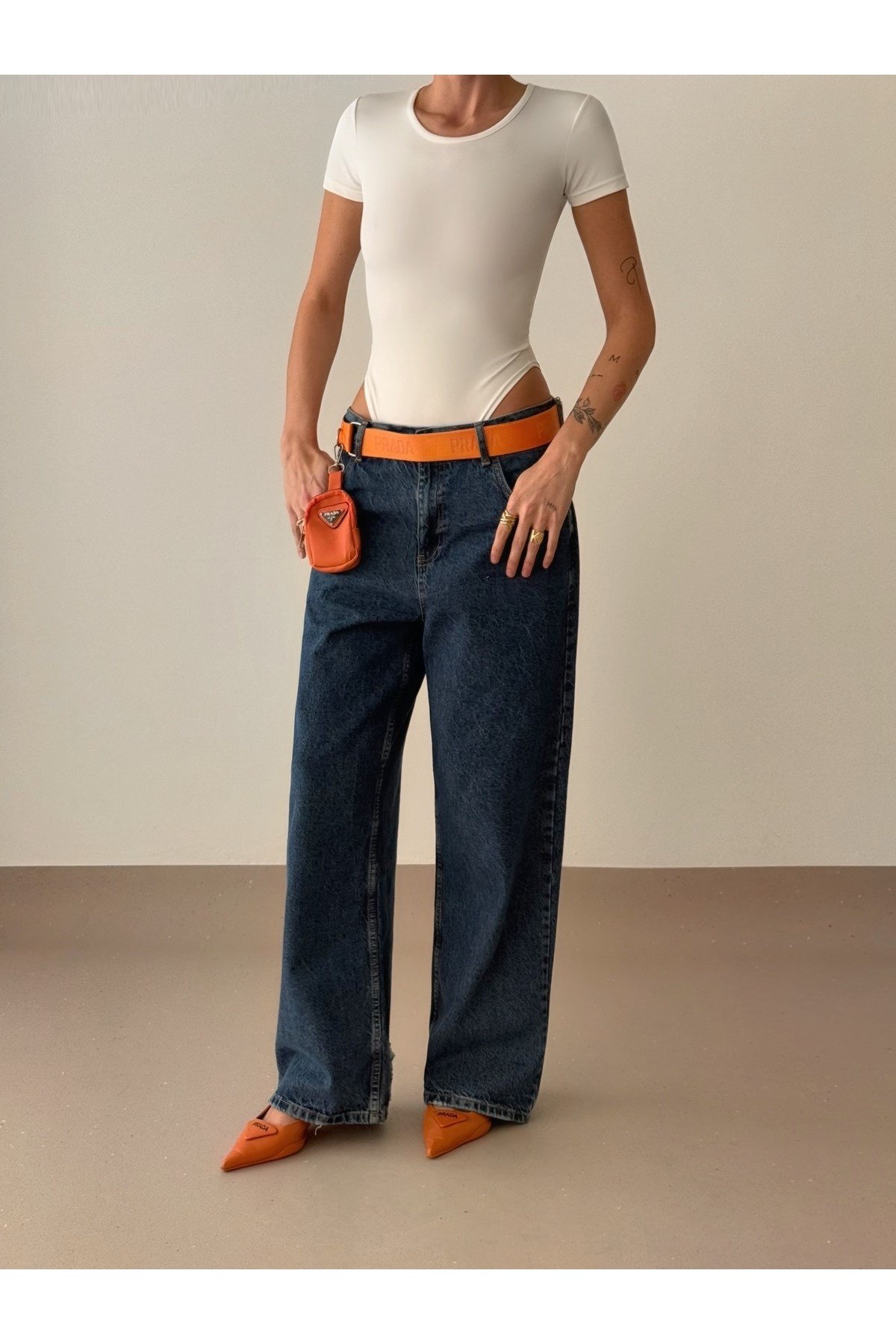 Kadın Bisiklet Yaka Bodysuit