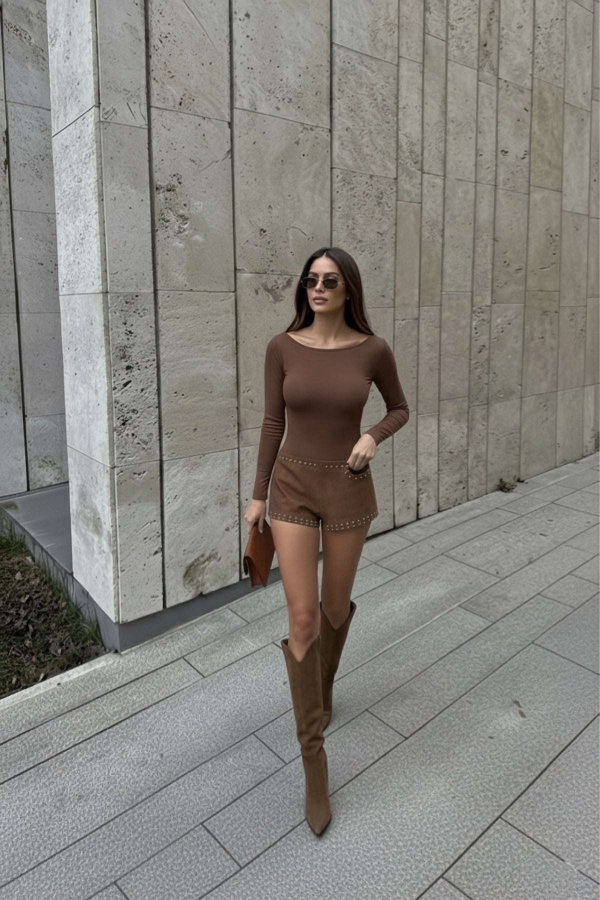 Kadın Kayık Yaka Bodysuit