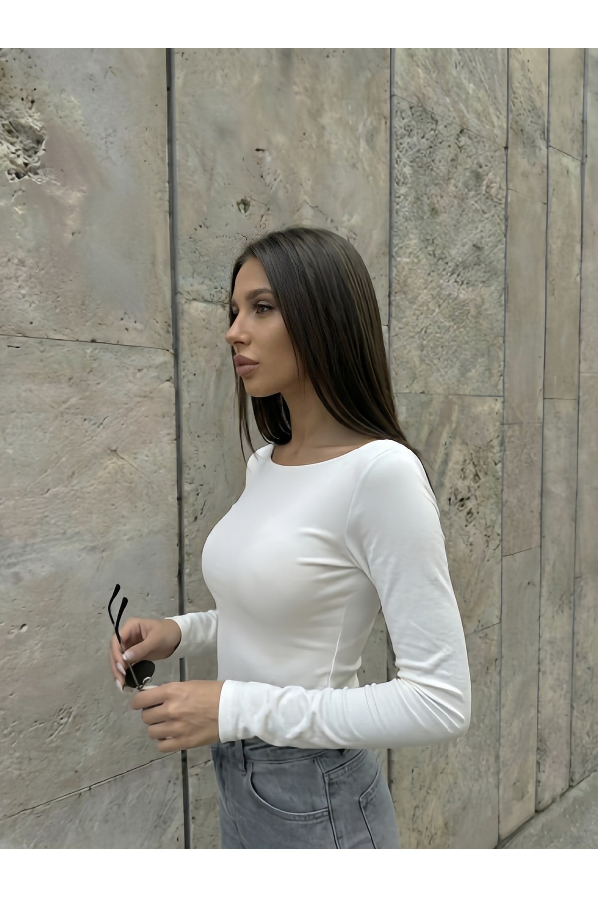Kadın Kayık Yaka Bodysuit