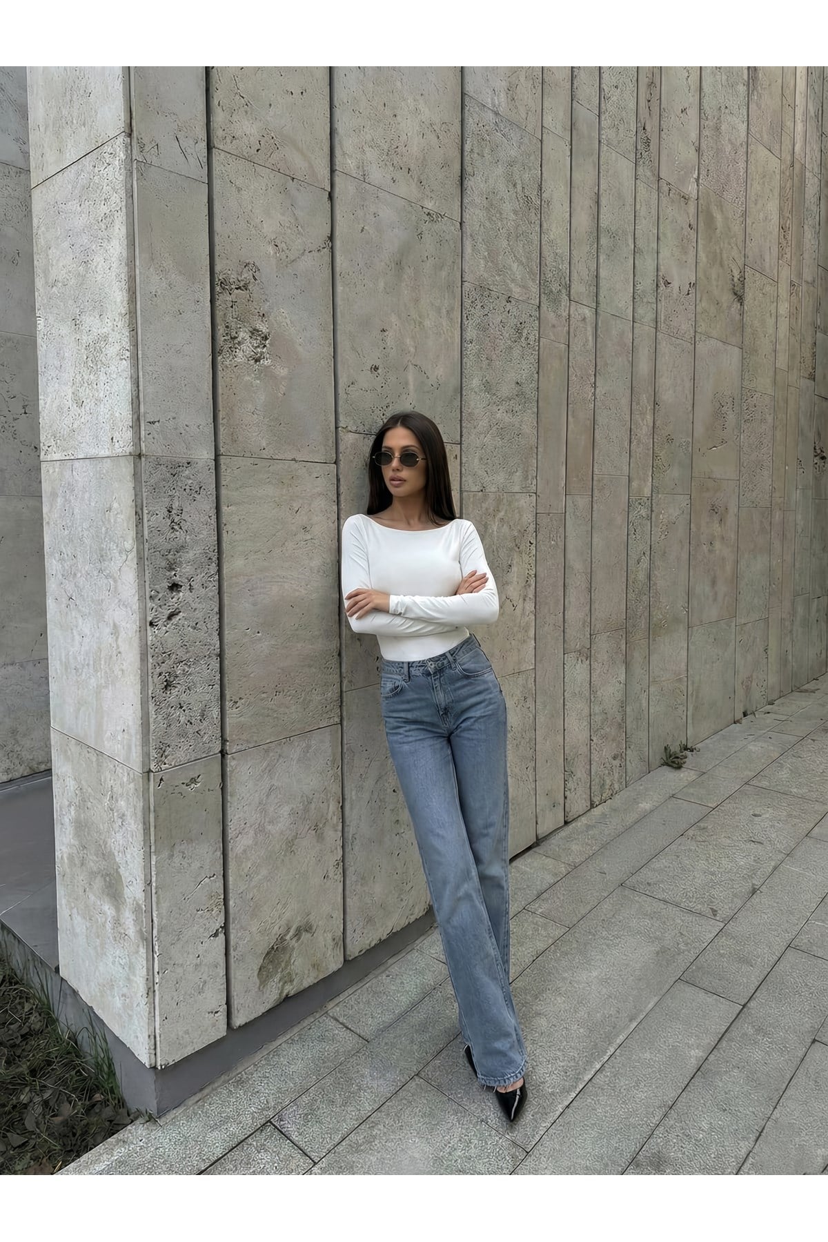 Kadın Kayık Yaka Bodysuit