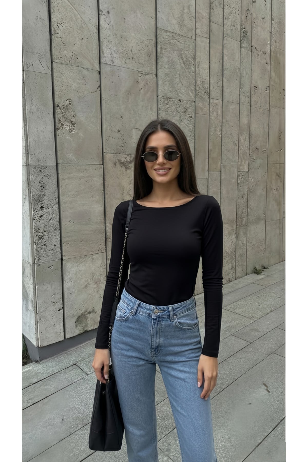 Kadın Kayık Yaka Bodysuit