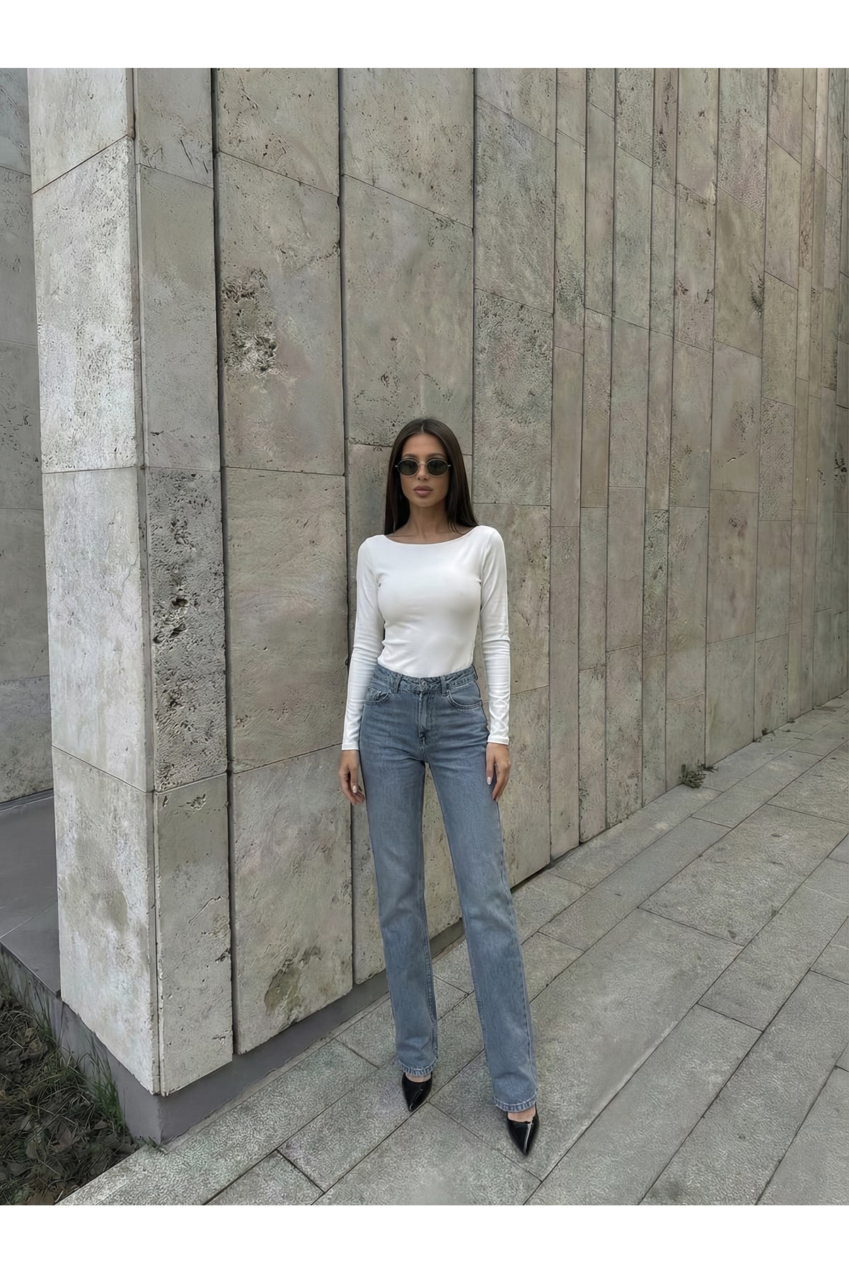 Kadın Kayık Yaka Bodysuit