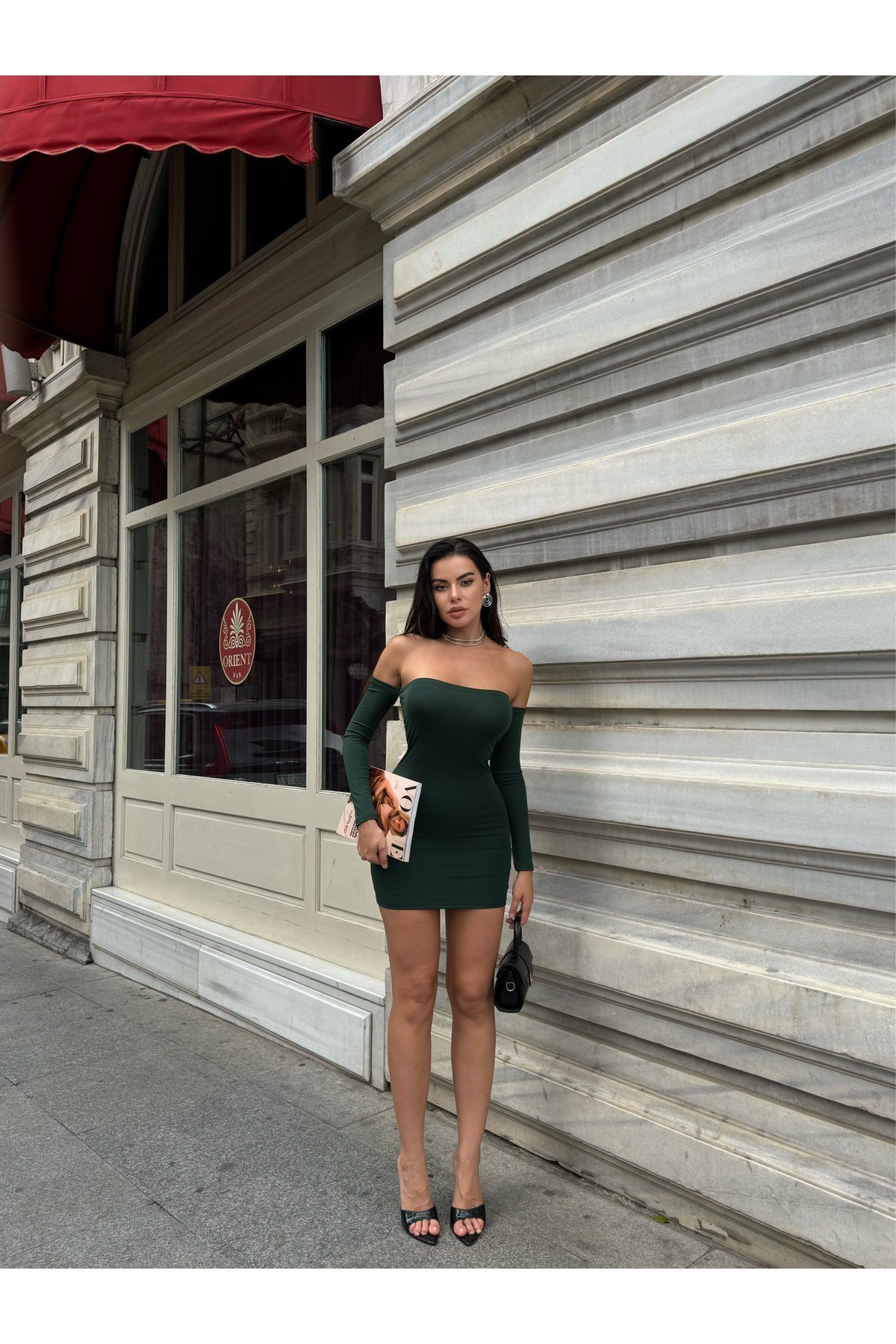 Kadın Mini Straplez Elbise