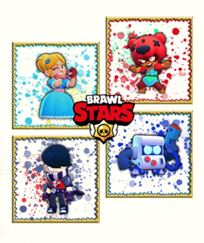 Unisex  Baskılı brawl stars Çocuk Swaetshirt Kapüşonlu 3 İplik Şardonlu