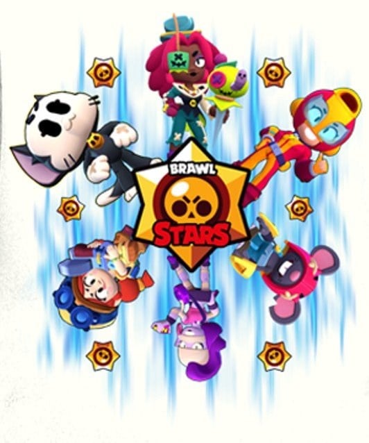 Unisex  Baskılı brawl stars Çocuk Swaetshirt Kapüşonlu 3 İplik Şardonlu