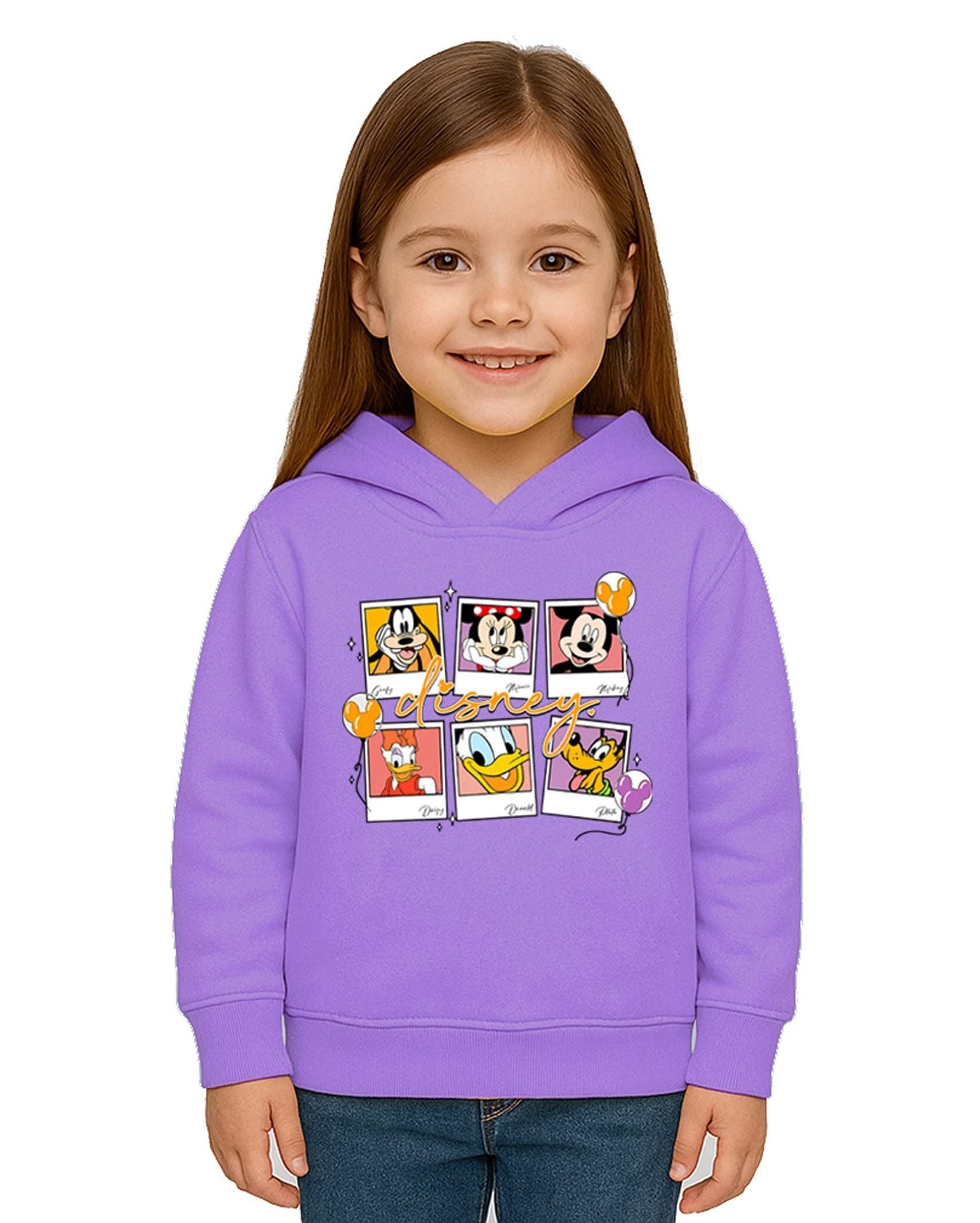 Unisex Baskılı Çocuk Swaetshirt Kapşonlu 3 İplik Şardonlu