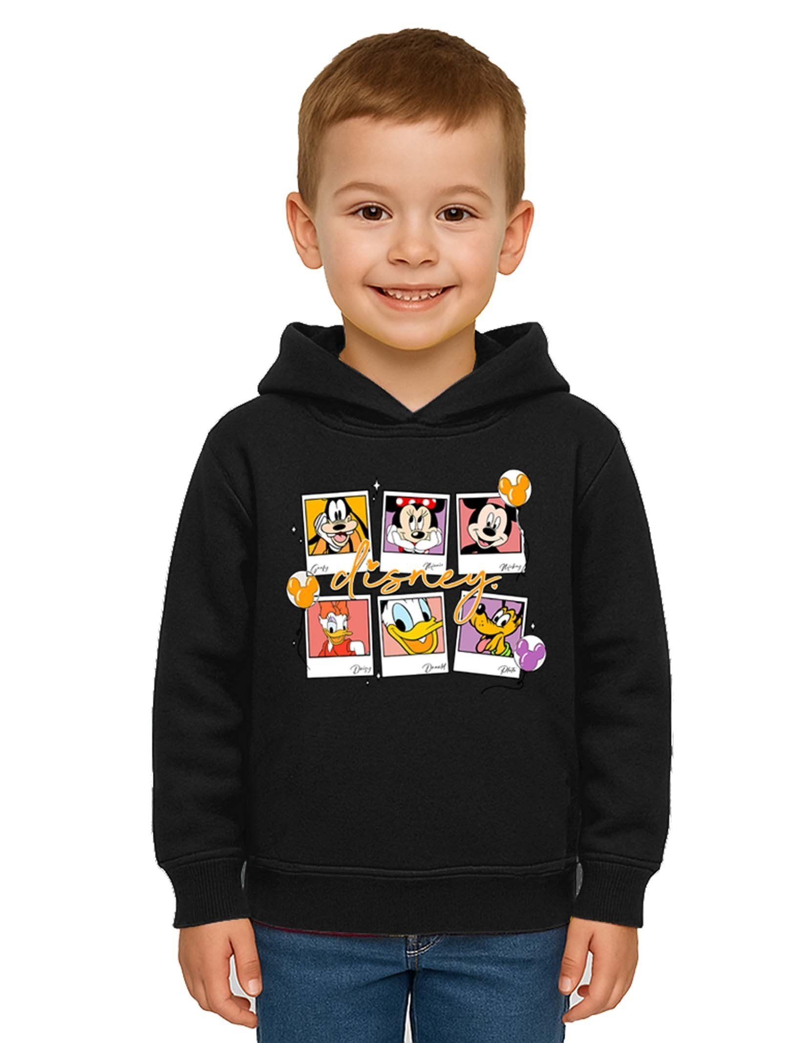 Unisex Baskılı Çocuk Swaetshirt Kapşonlu 3 İplik Şardonlu