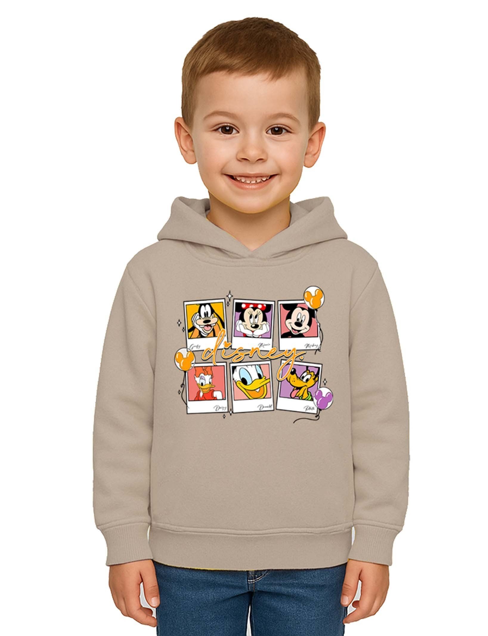 Unisex Baskılı Çocuk Swaetshirt Kapşonlu 3 İplik Şardonlu