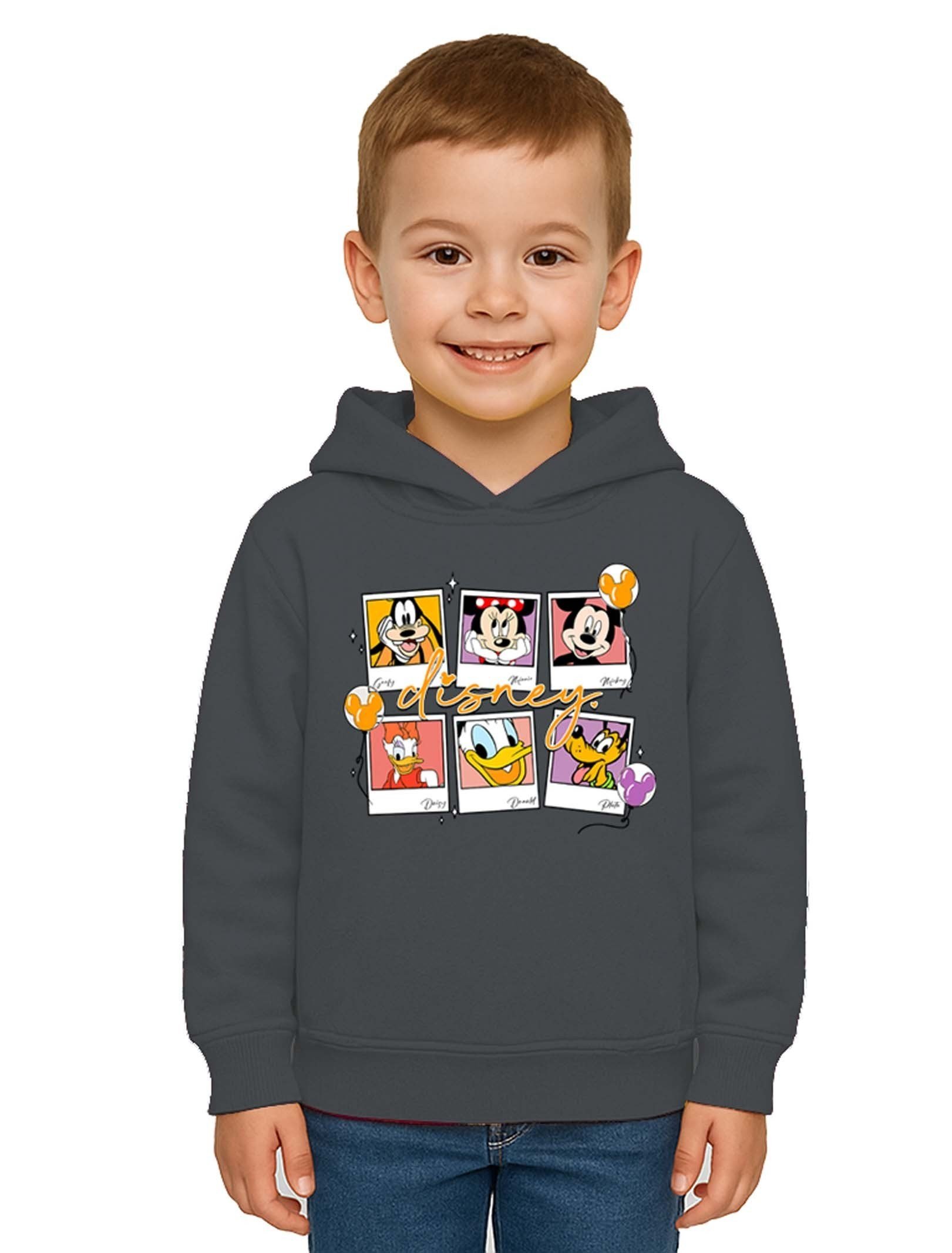 Unisex Baskılı Çocuk Swaetshirt Kapşonlu 3 İplik Şardonlu
