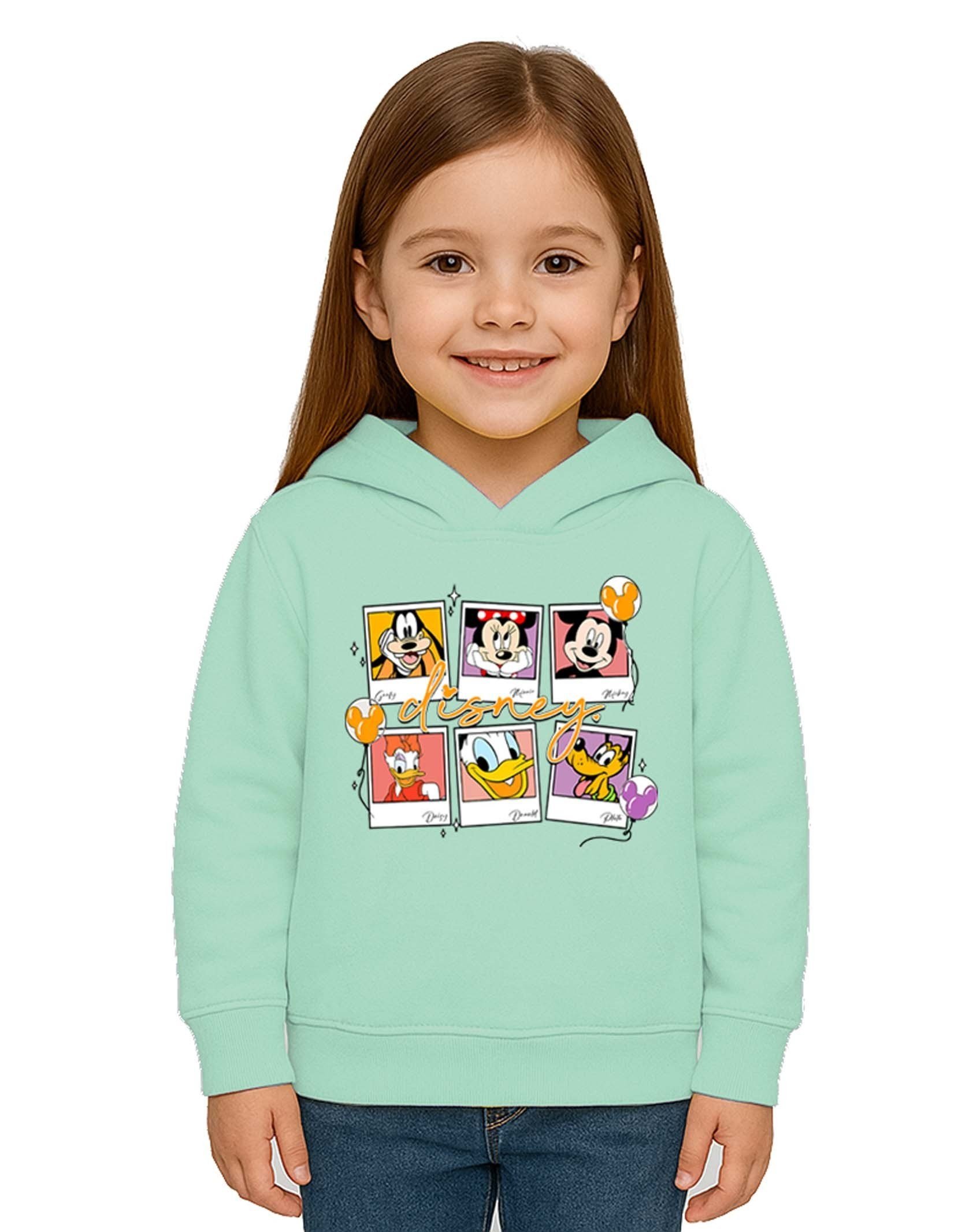 Unisex Baskılı Çocuk Swaetshirt Kapşonlu 3 İplik Şardonlu