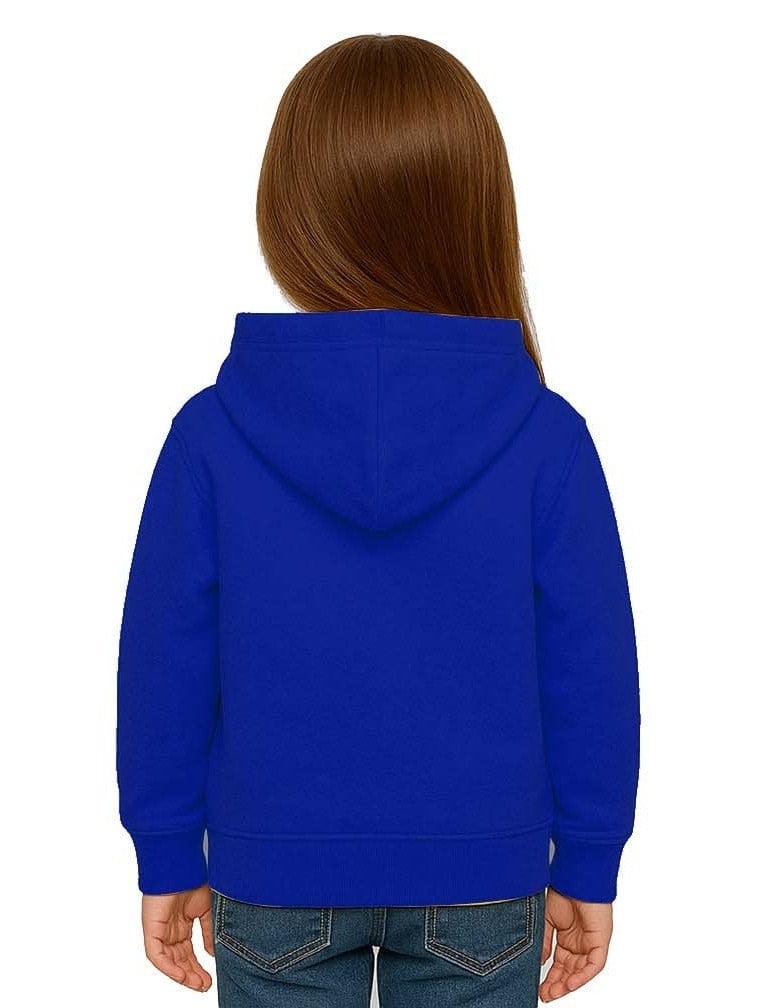 Unisex Baskılı Çocuk Swaetshirt Labubu Baskılı Kapüşonlu 3 İplik Şardonlu