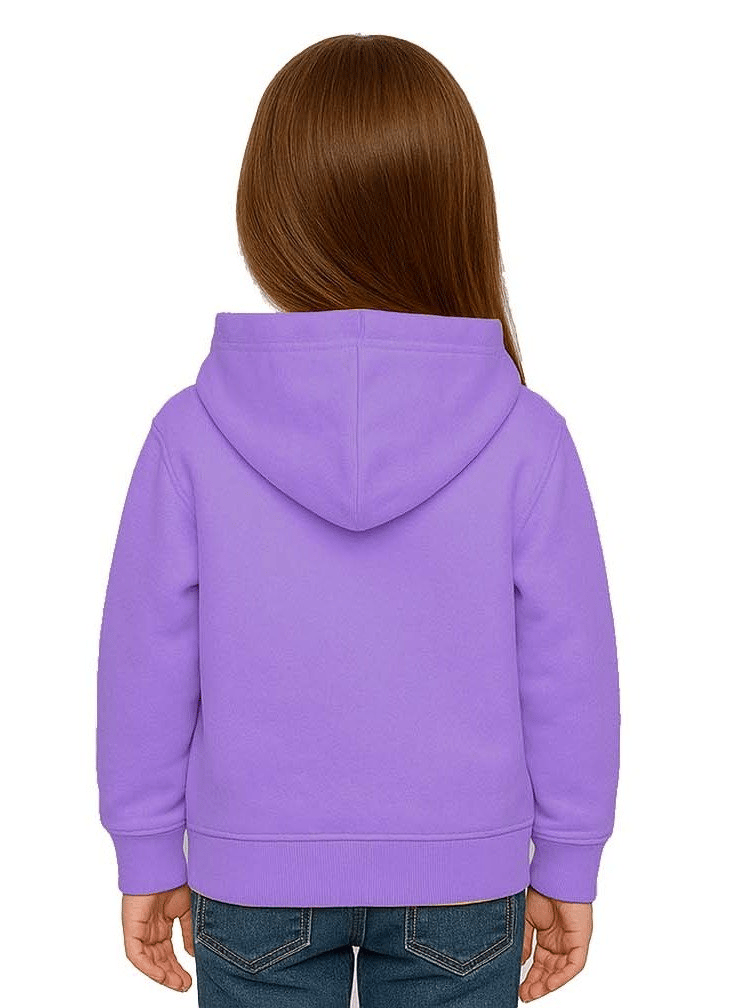 Unisex Baskılı Çocuk Swaetshirt Labubu Baskılı Kapüşonlu 3 İplik Şardonlu