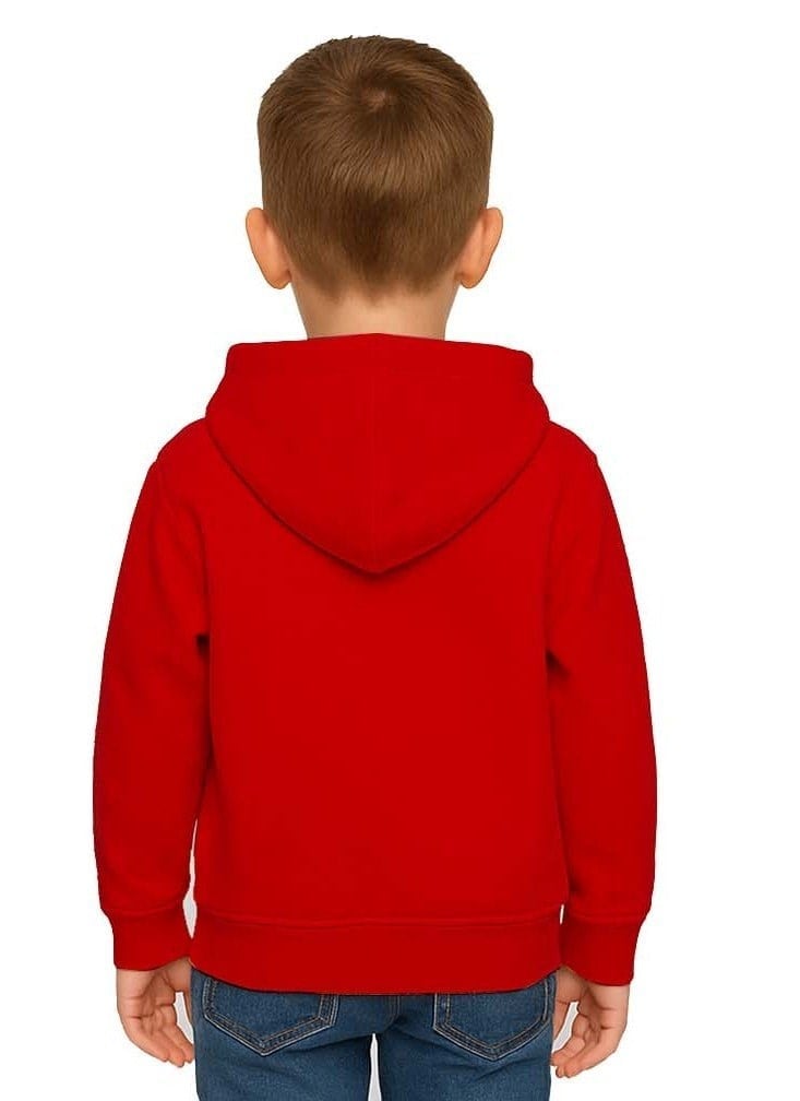 Unisex Brainrot Baskılı Çocuk Swaetshirt Kapüşonlu 3 İplik Şardonlu