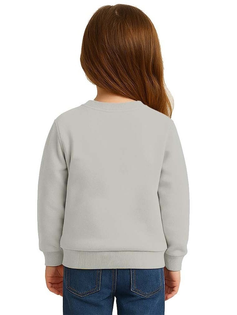 Unisex Hello Kity Baskılı Çocuk Swaetshirt 3 İplik Şardonlu