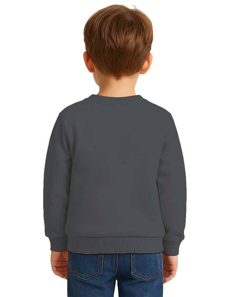 Unisex Pikaçu Baskılı Çocuk Swaetshirt 3 İplik Şardonlu