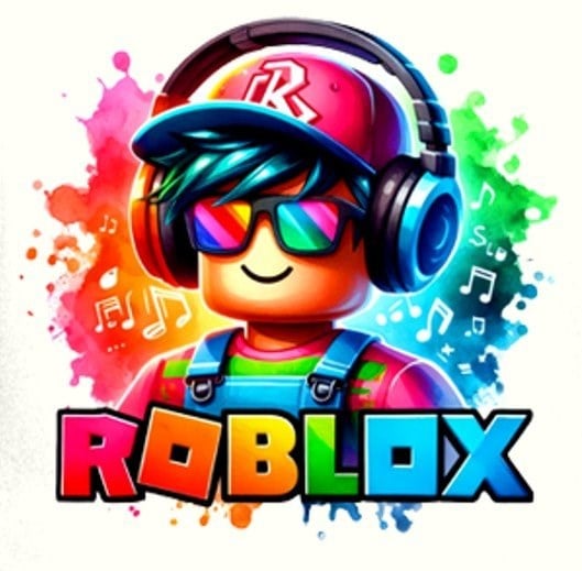 Unisex roblox Baskılı Çocuk Swaetshirt  Baskılı Kapüşonlu 3 İplik Şardonlu
