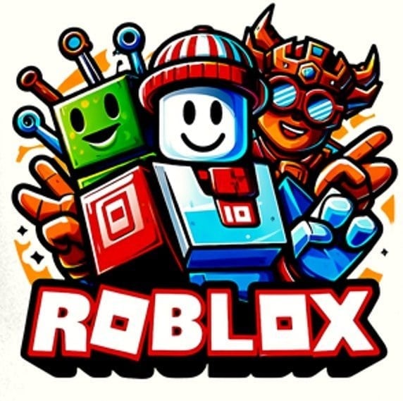 Unisex roblox Baskılı Çocuk Swaetshirt  Baskılı Kapüşonlu 3 İplik Şardonlu
