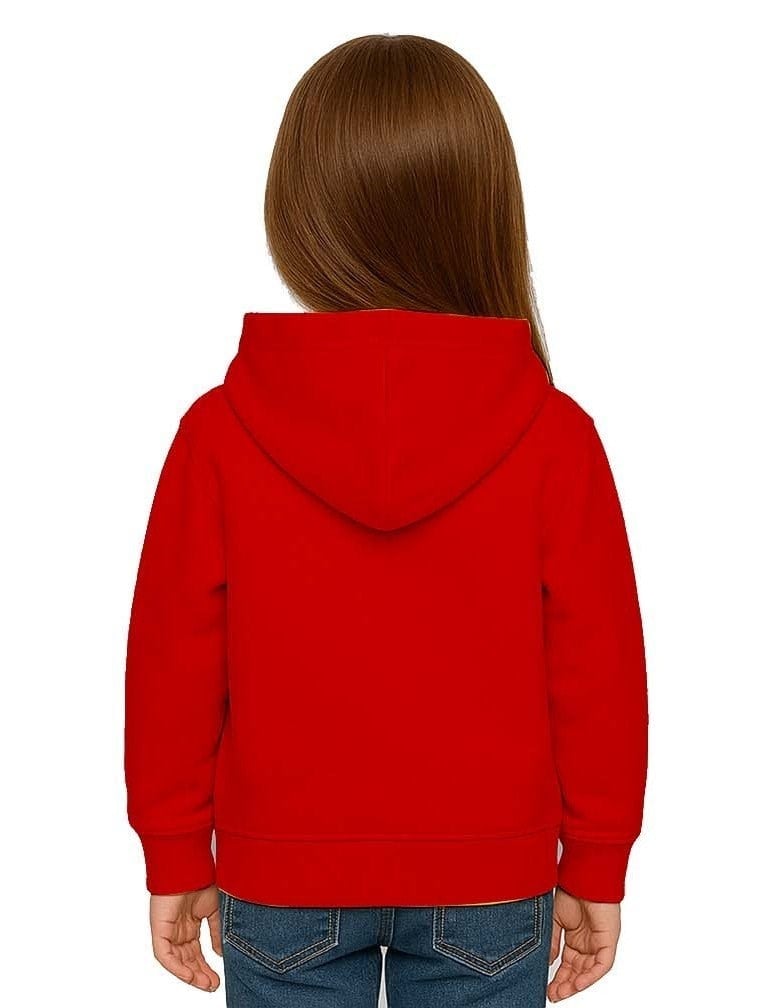Unisex Stitch Baskılı Çocuk Swaetshirt Baskılı Kapüşonlu 3 İplik Şardonlu