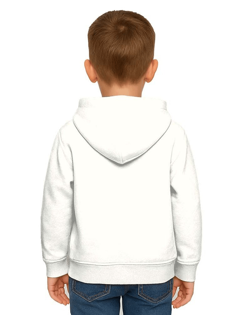Unisex Sünger Bob Baskılı Çocuk Swaetshirt Kapşonlu 3 İplik Şardonlu