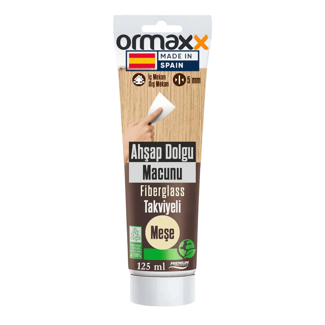 Aguaplast - Meşe Fiberglass Katkılı Ahşap Dolgu Tamir Macunu 125 ml
