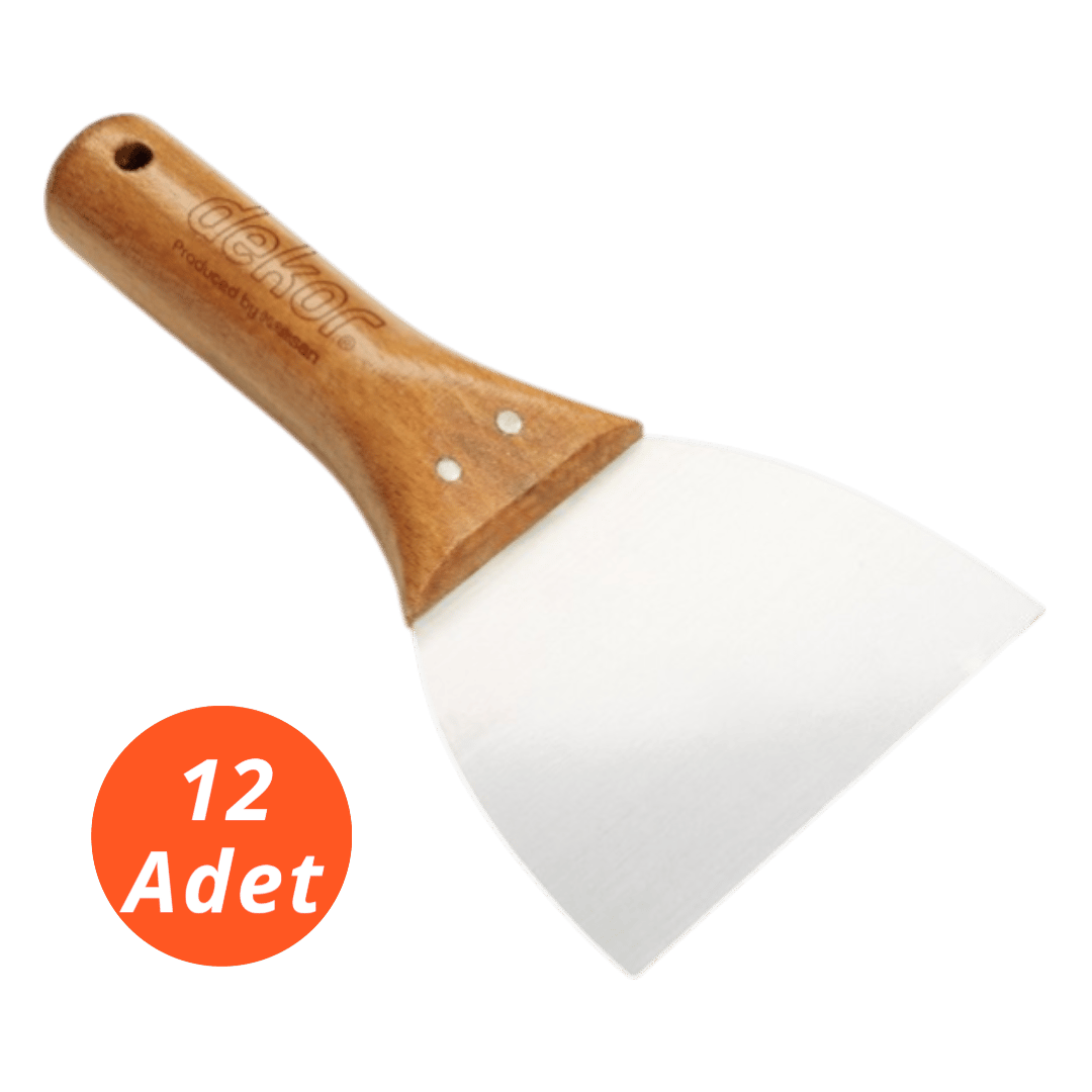 Dekor/Hassan 004 Macun Spatulası 10 cm - 12'li Paket