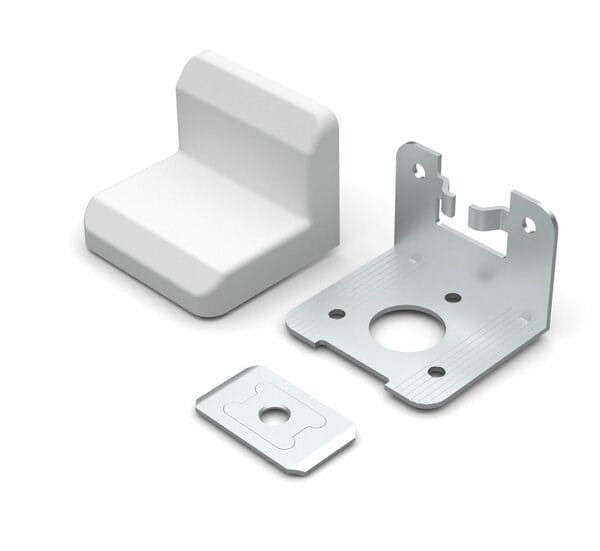 Dolap Askı Elemanı Beyaz 1,2 mm