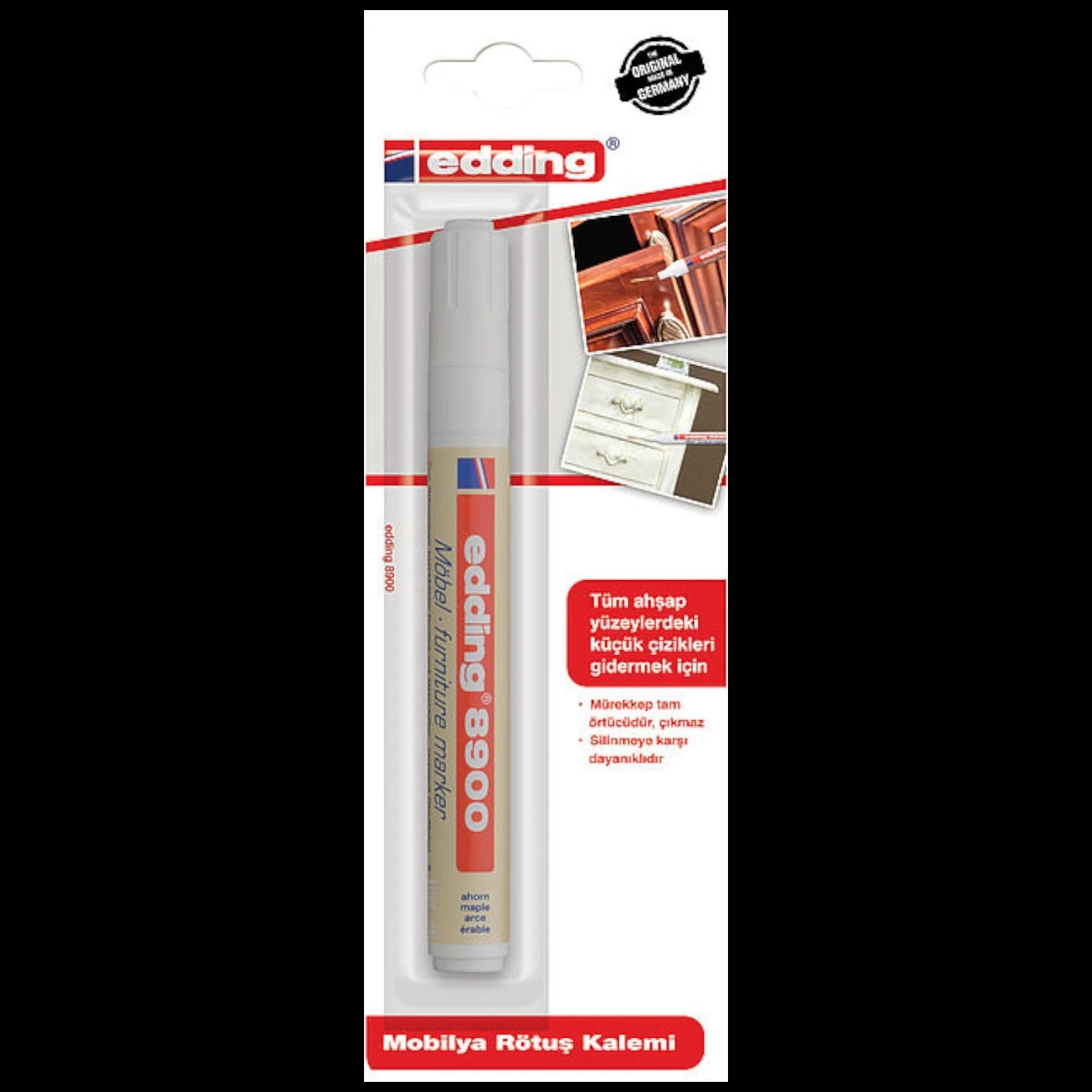 Edding Mobilya Rötuş Kalemi Akçaağaç 8900 623 10'lu Paket