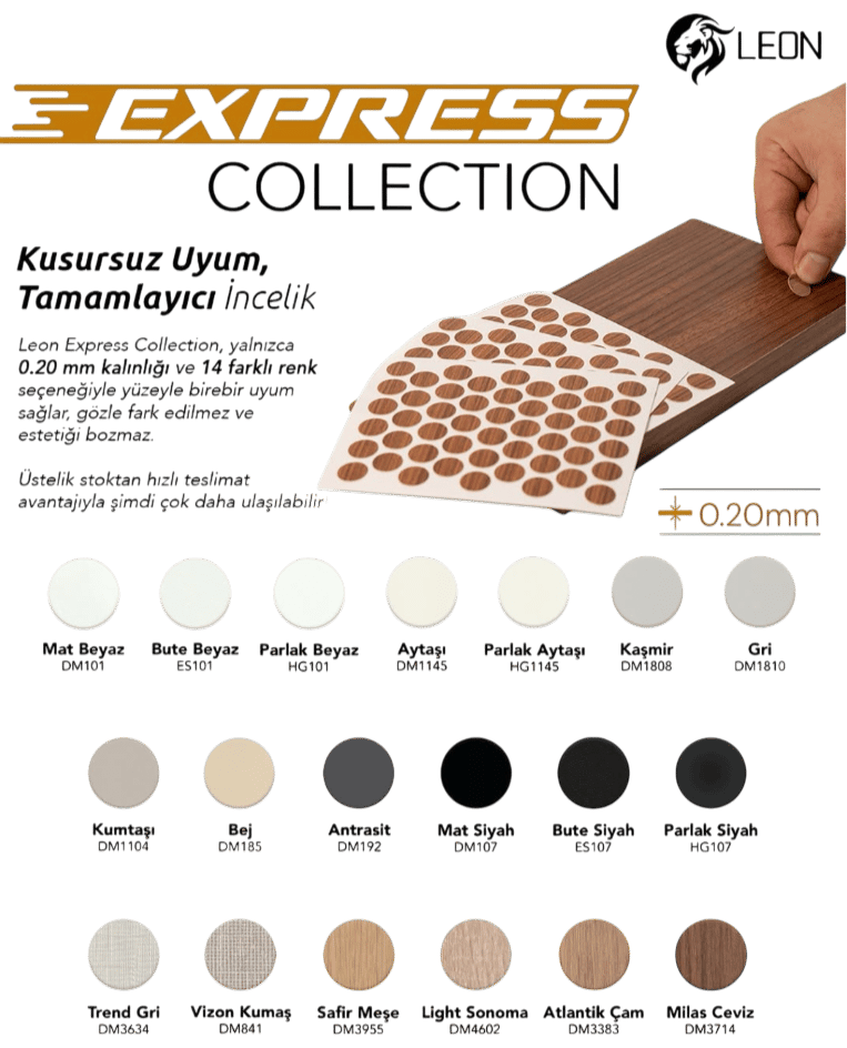 Leon Yapışkanlı Tapa Atlantik Çam Ø:14 mm DM3383