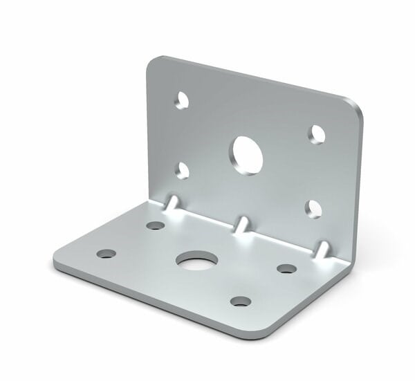 Metal L Gönye Köşe Bağlantı Elemanı 60*40*40 2 mm