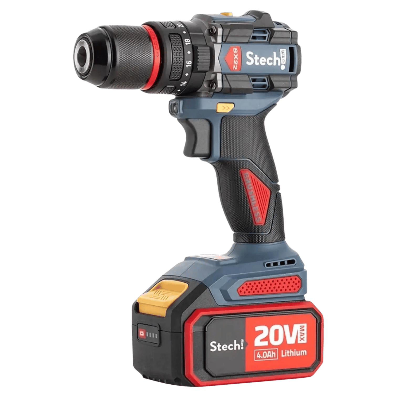 Stechend SX22 Darbeli Akülü Vidalama 20V 4.0 Ah | Çift Akülü MAtkap