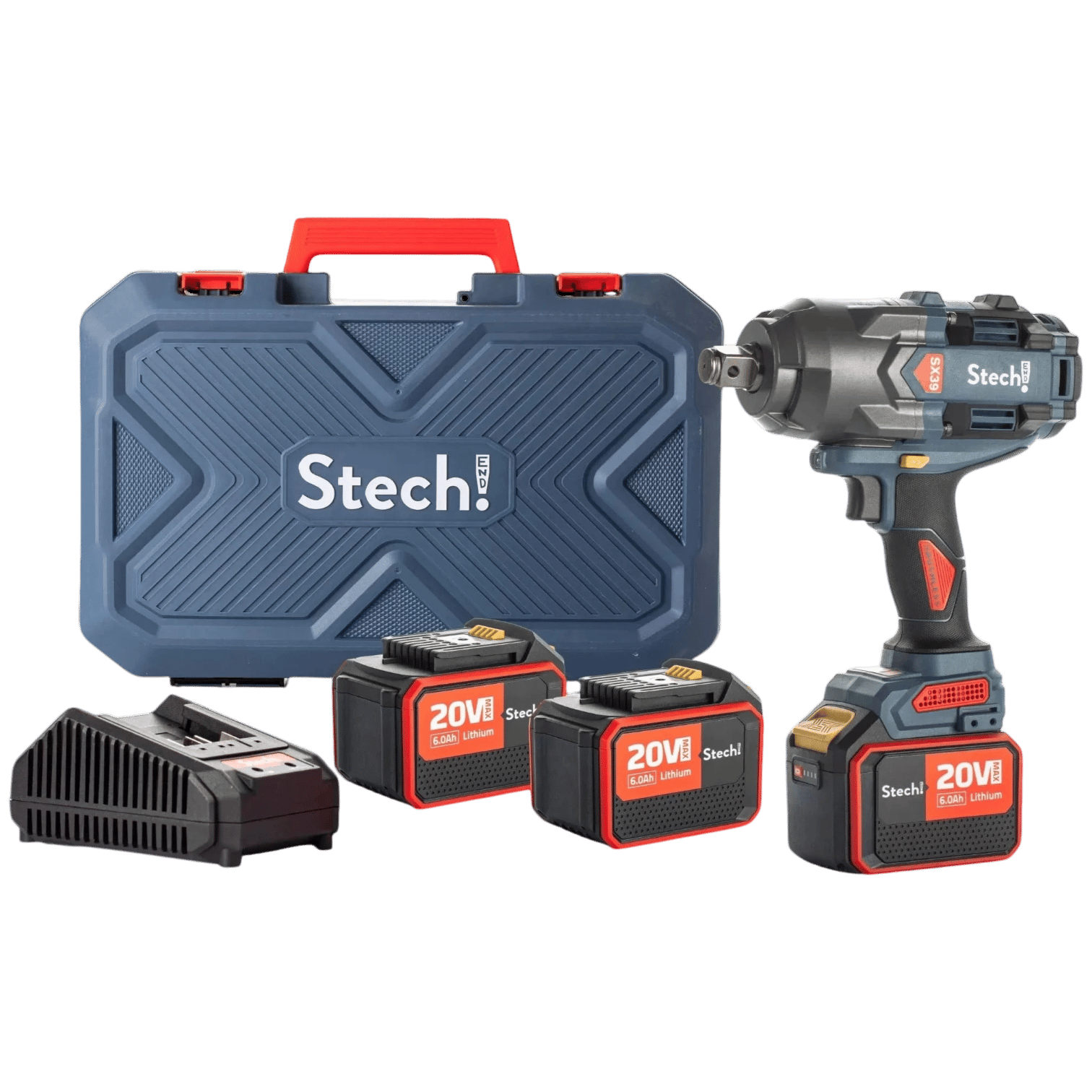 Stechend SX39 Darbeli Somun Sıkma 20V 6.0 Ah Çift Akülü