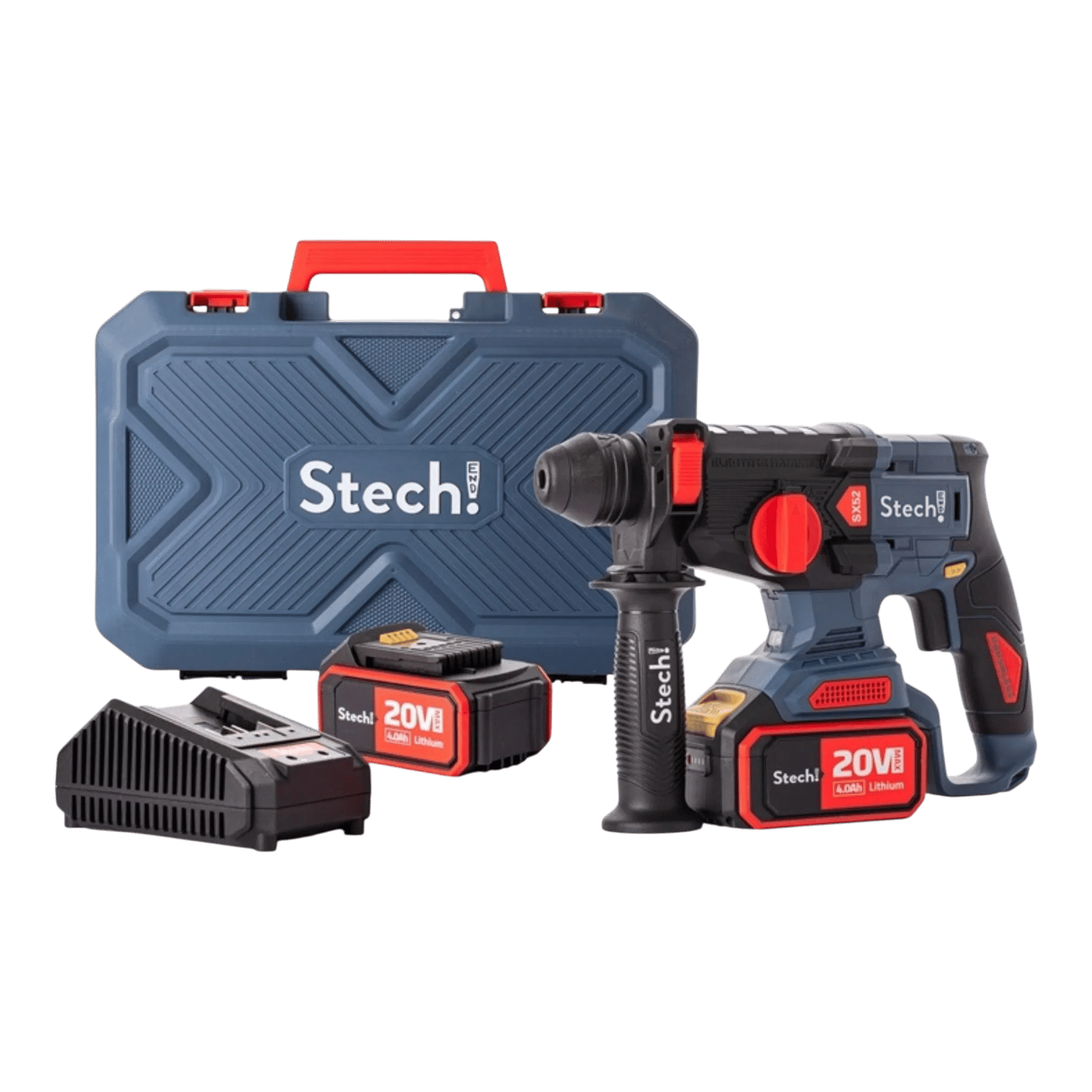Stechend SX52 Akülü Kırıcı Delici - 20V 4,0 Ah