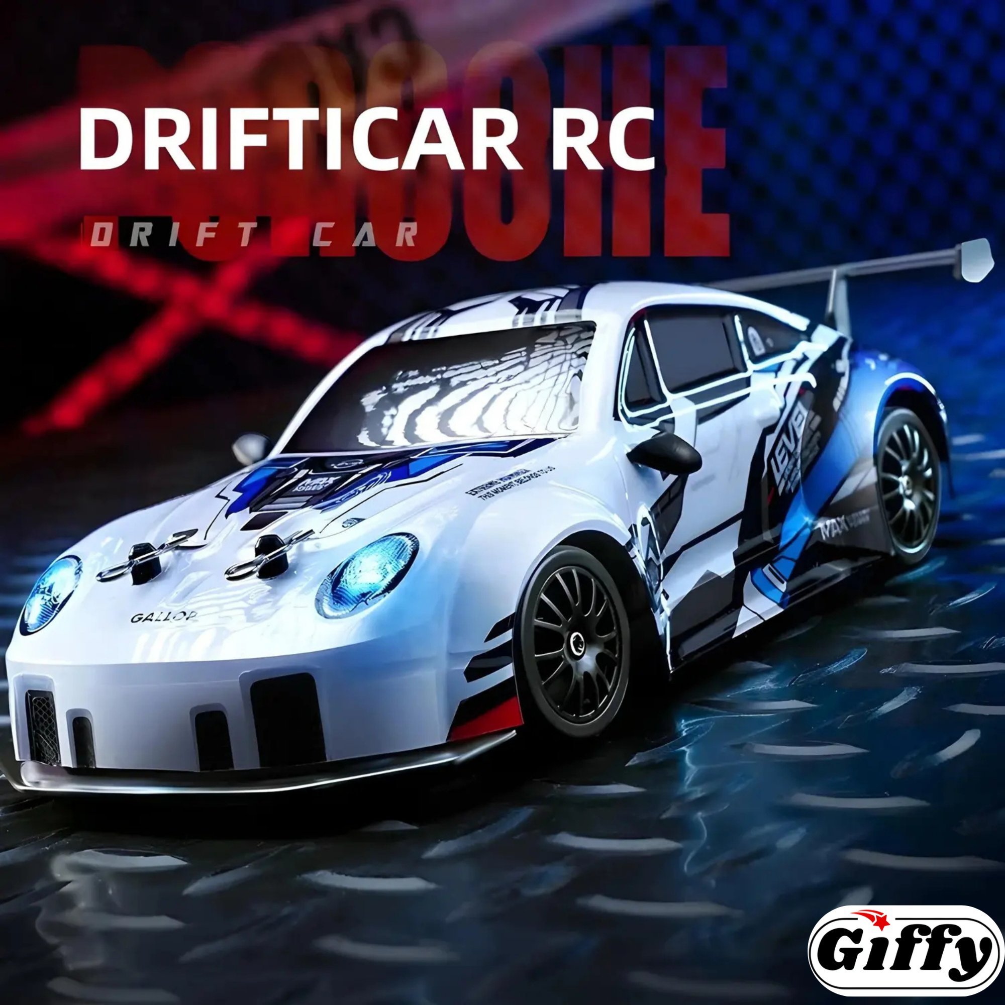 Oyuncak 4x4 Uzaktan Kumandalı RC Drift Arabası, Şarjlı, Işıklı, Full Fonksiyon,Drift Atabilen, Kuka