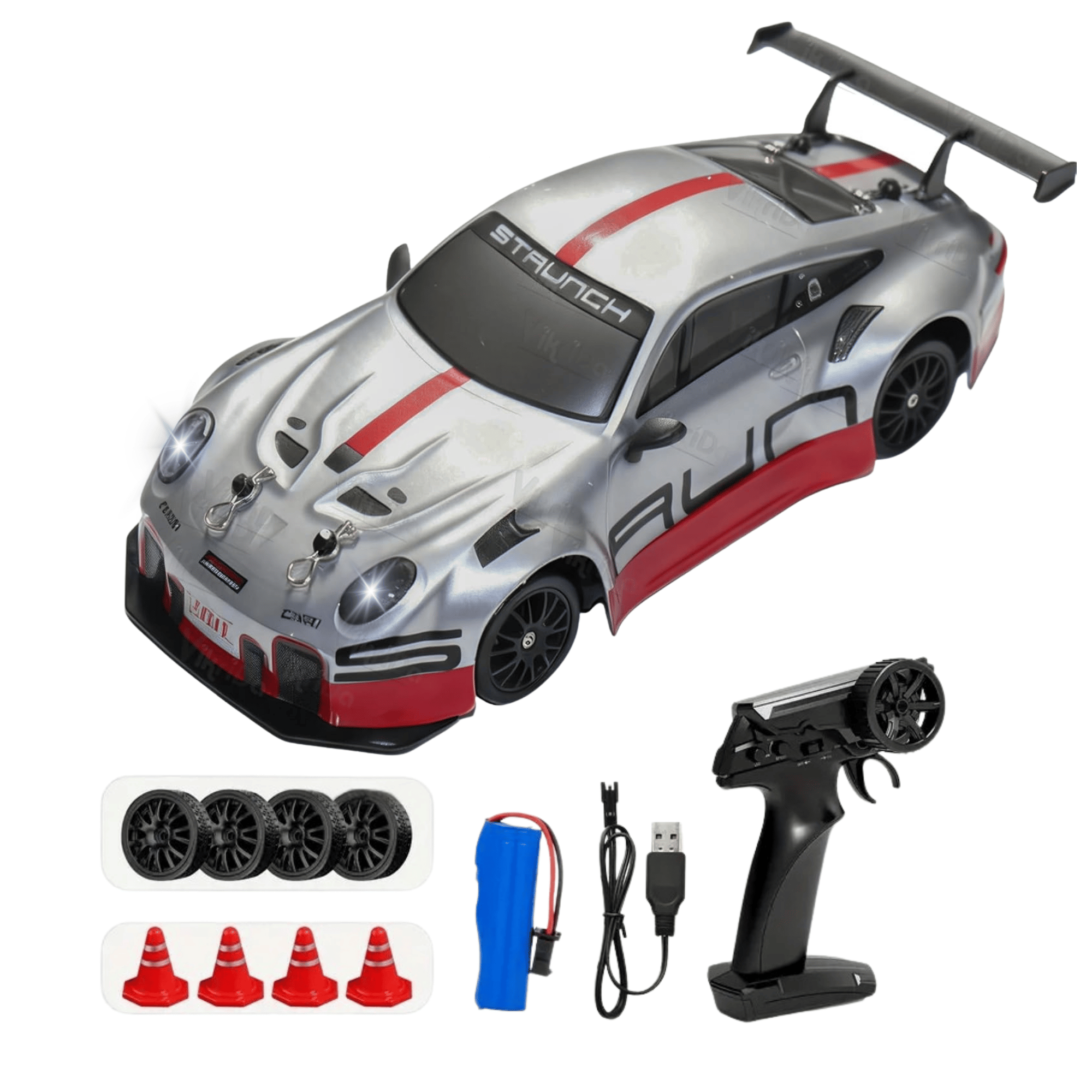 Oyuncak 4x4 Uzaktan Kumandalı RC Drift Arabası, Şarjlı, Işıklı, Full Fonksiyon,Drift Atabilen, Kuka