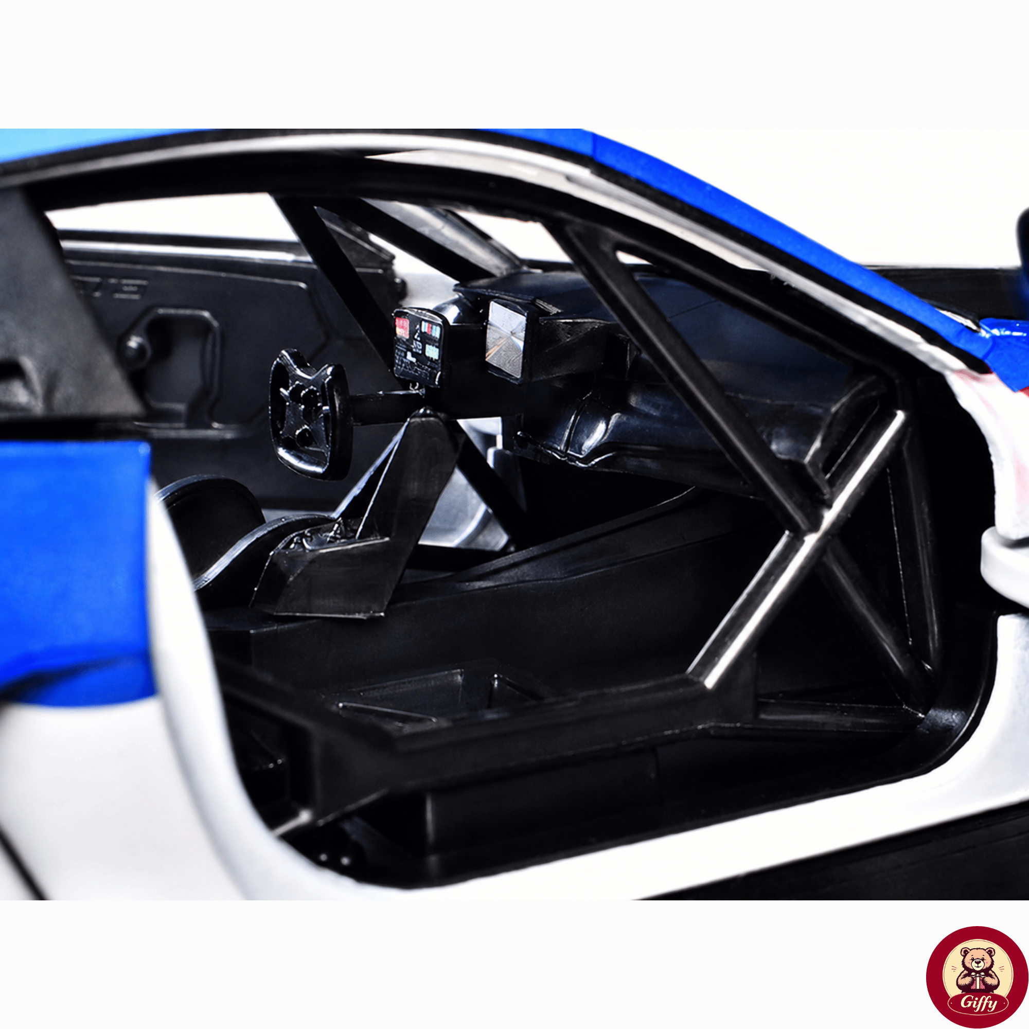 Oyuncak BMW-M4 GT3 Model Die Cast Model Araba Kutulu Metal Gövde Gerçekçi Görünüm Koleksiyon Ürünü 1:24 Ölçek