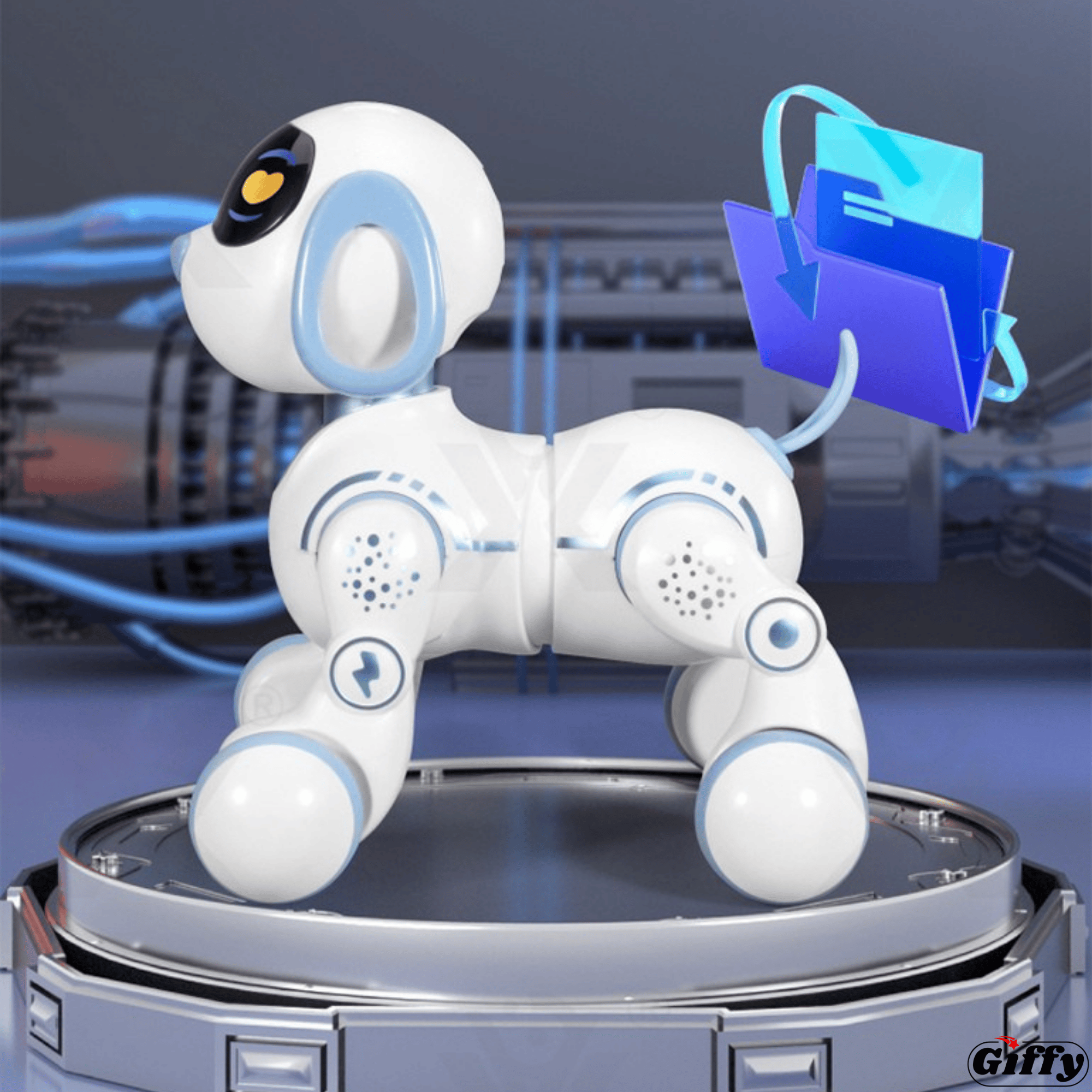 Oyuncak Full Fonksiyon Uzaktan Kumandalı El Sensörlü Şarjlı Işıklı Müzikli Dansçı Robot Köpek