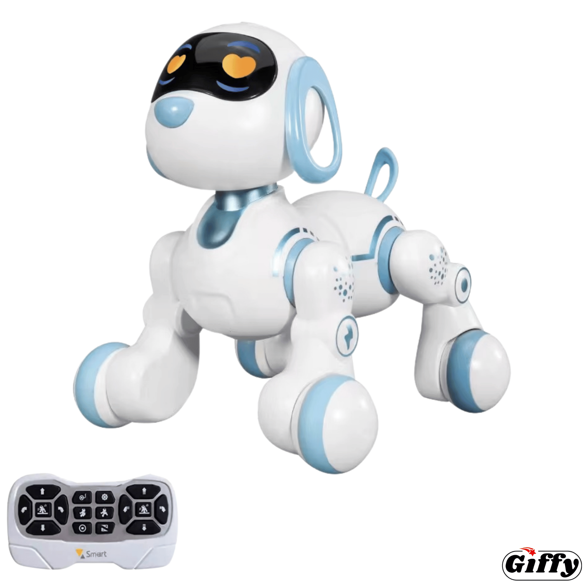 Oyuncak Full Fonksiyon Uzaktan Kumandalı El Sensörlü Şarjlı Işıklı Müzikli Dansçı Robot Köpek