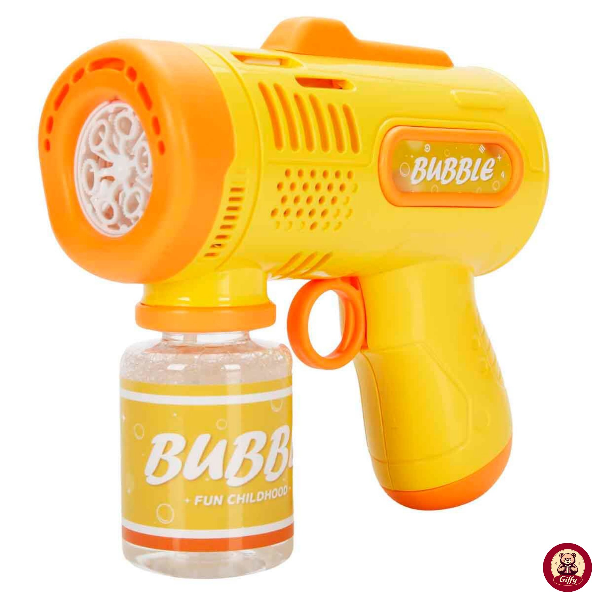 Oyuncak Işıklı Otomatik Köpük Tabancası Bubble Gun 5000+ Köpük
