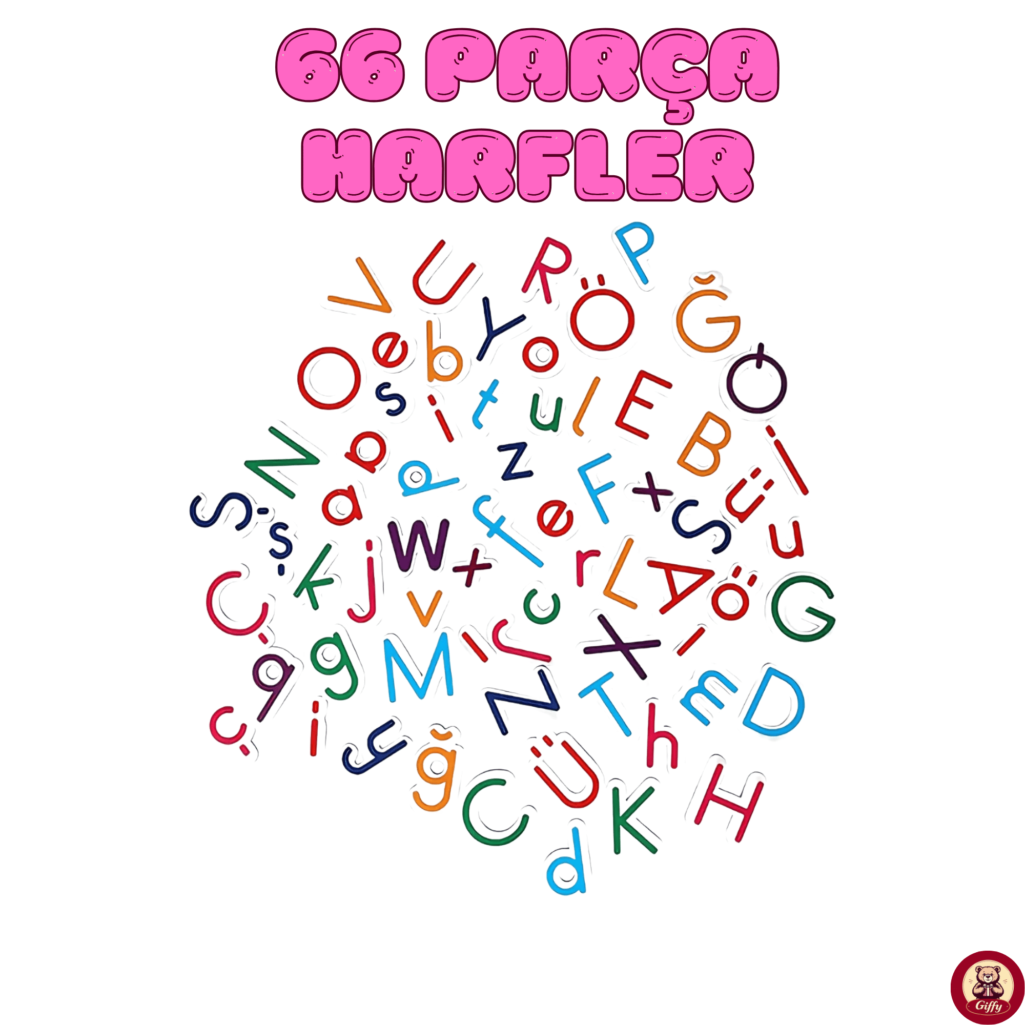 Oyuncak Manyetik Mıknatıslı 51 Parça Sayılar 30 Parça Hayvanlar 66 Parça Harfler 26 Prça Meyve Sebze