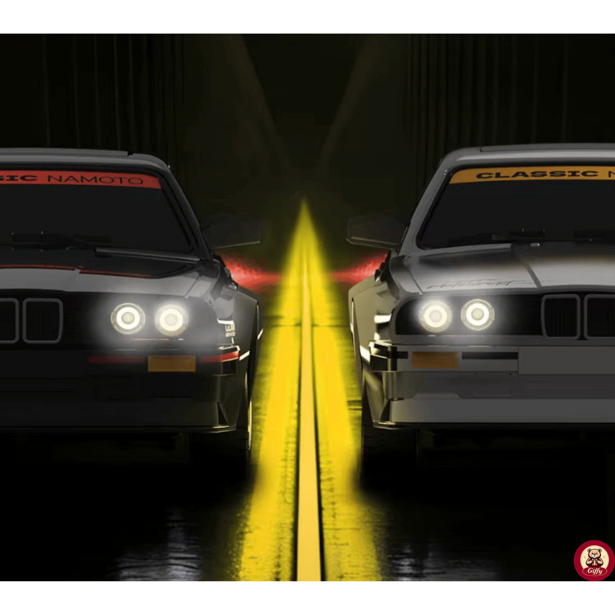 Oyuncak Uzaktan Kumandalı 50 KM/H Hızlı Drift Araba ESP Denge Sistemli 370 Motorlu Şarjlı LED Işıklı RC Araba 27,5 cm (Gümüş)