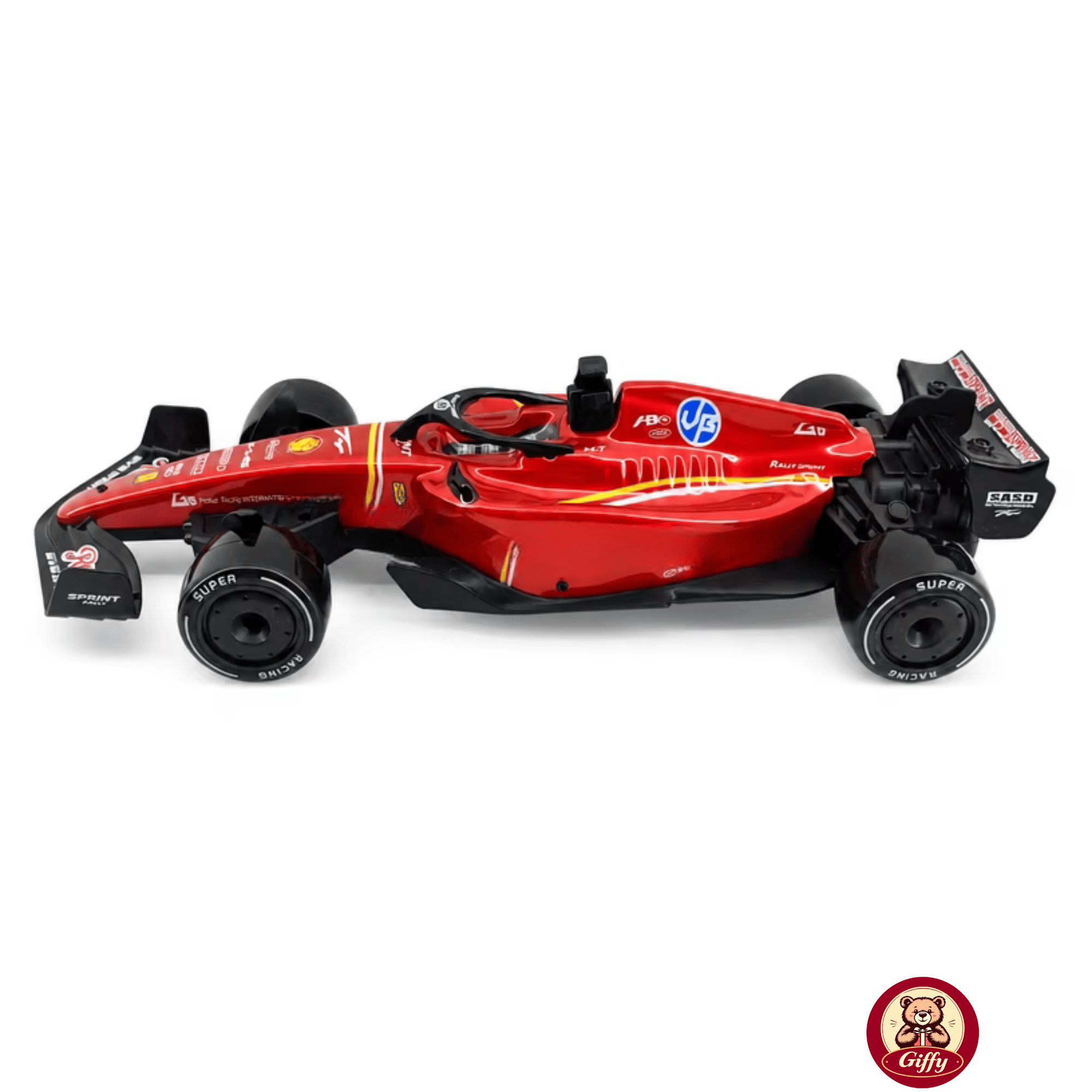 Oyuncak Uzaktan Kumandalı Formula 1 RC Drift Yarış Arabası – 20 Km/sa Hız, Hassas Gaz Kontrolü, LED Işık ve Type-C Şarj (Kırmızı)