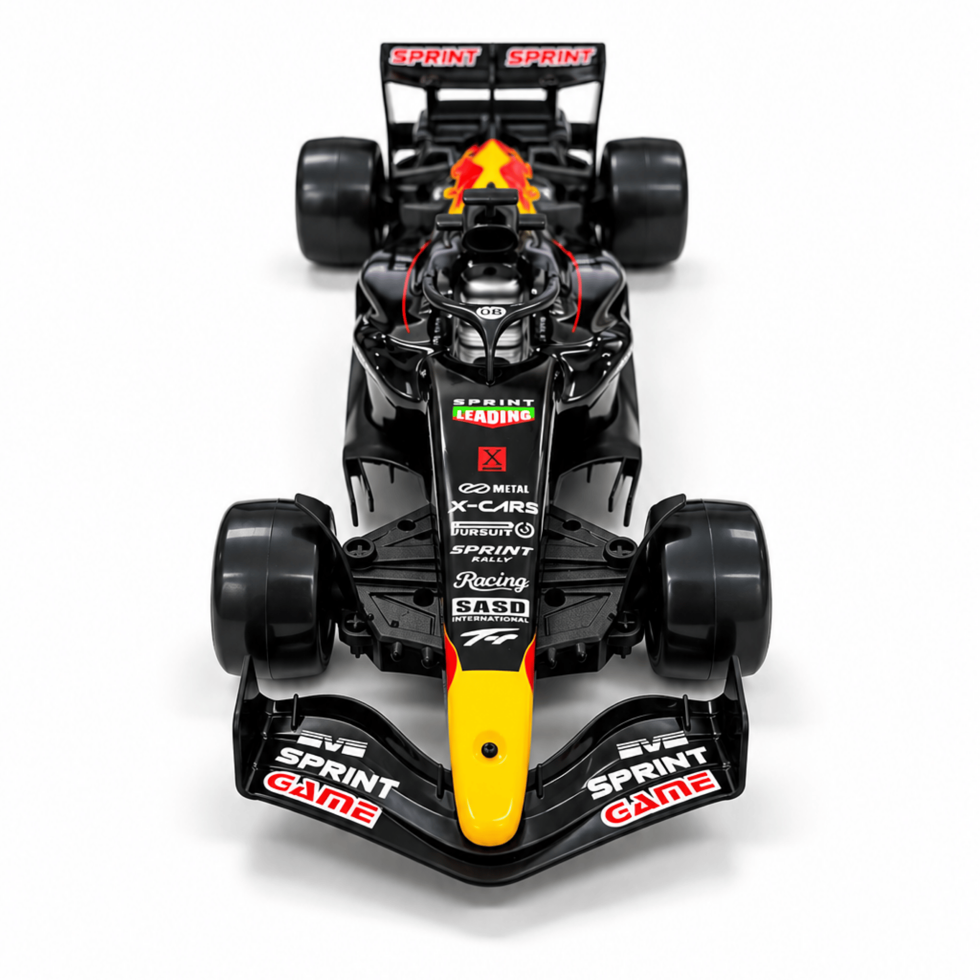 Oyuncak Uzaktan Kumandalı Formula 1 RC Drift Yarış Arabası – 20 Km/sa Hız, Hassas Gaz Kontrolü, LED Işık ve Type-C Şarj (Siyah)