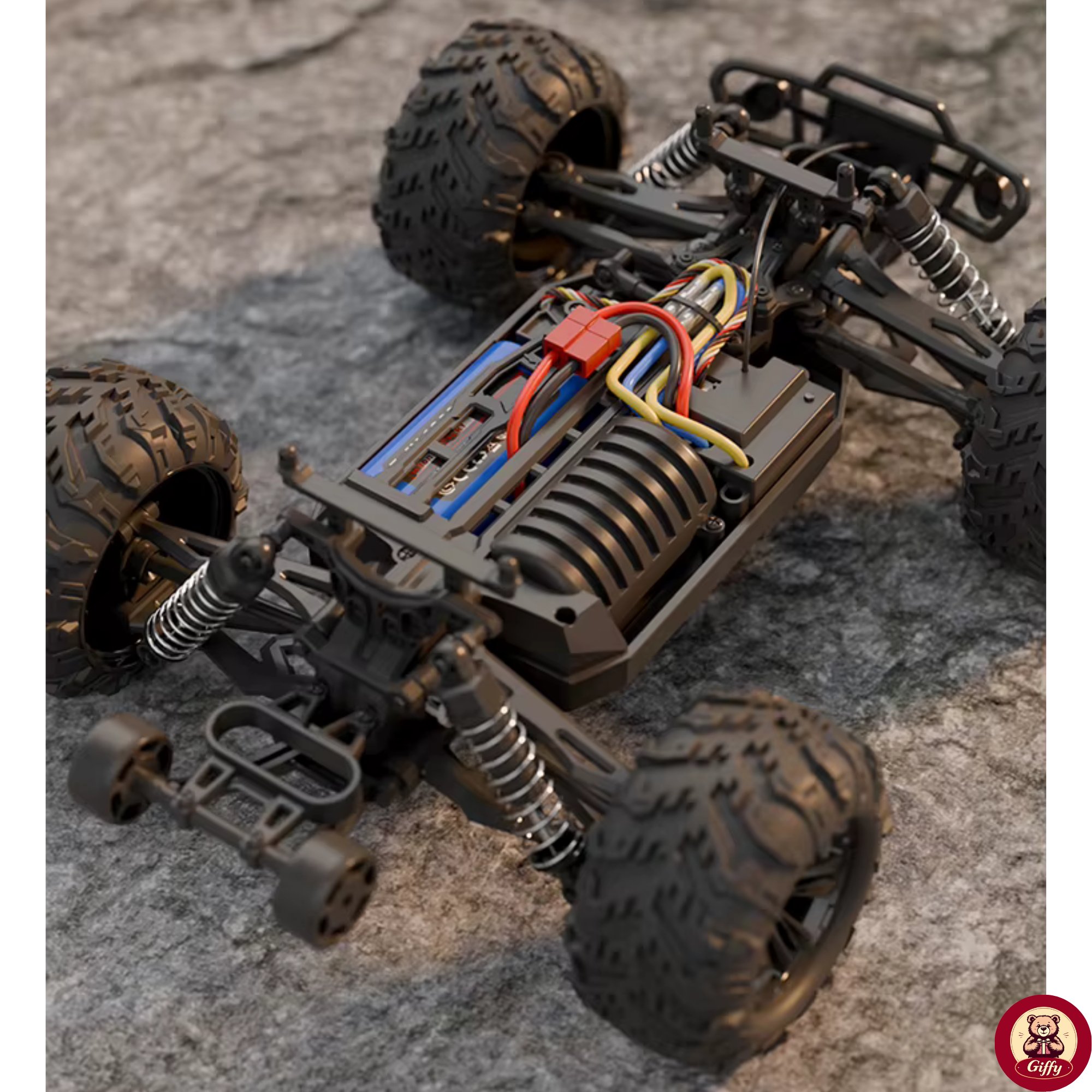 Uzaktan Kumandalı 50 Km/Hız Yapan RC Araba, SUV 4X4 Full İç Metal Kasa Şarjlı Fonksiyonlu Dev Araba (Mor)