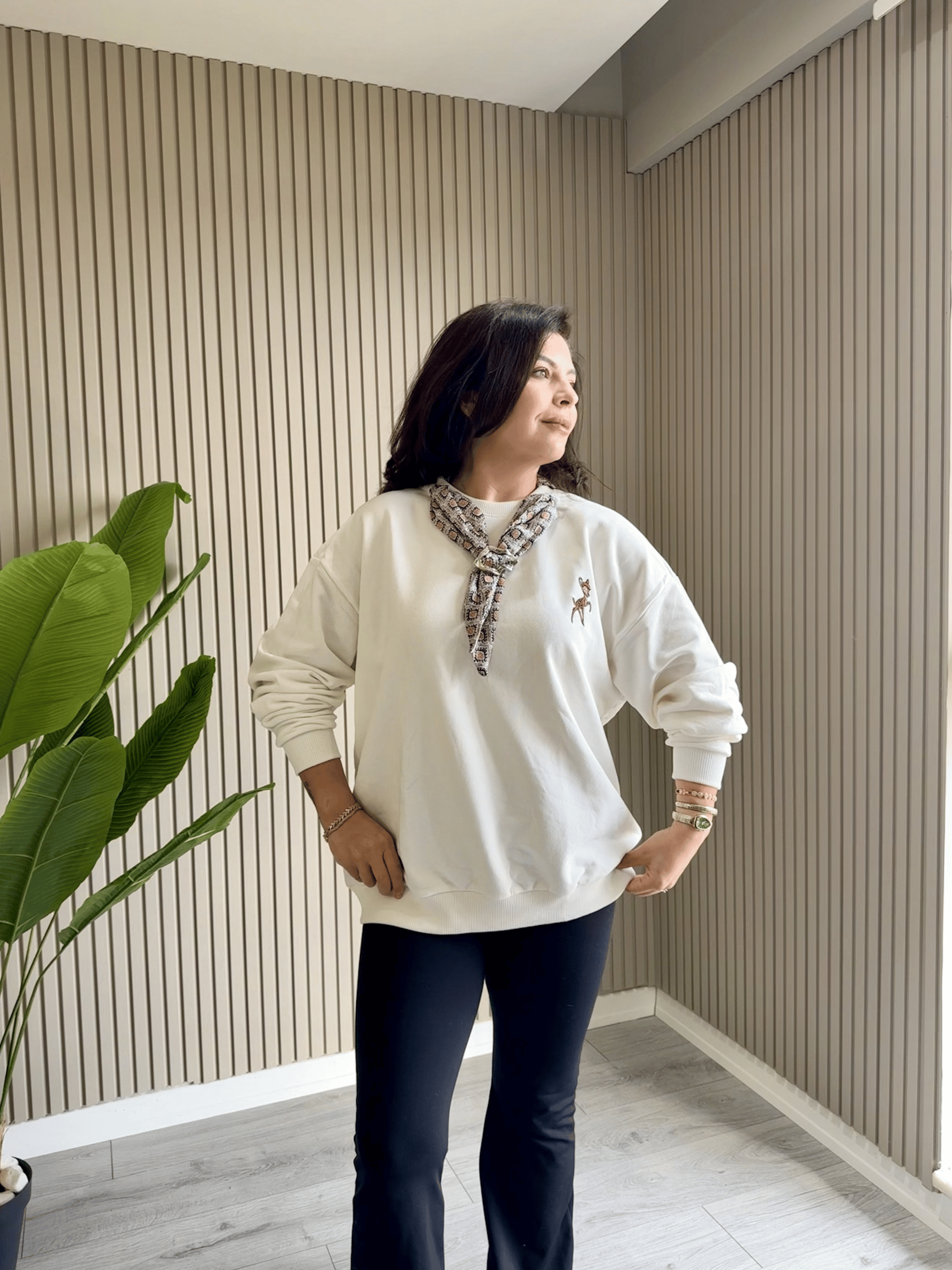 Ceylan İşlemeli Sweat