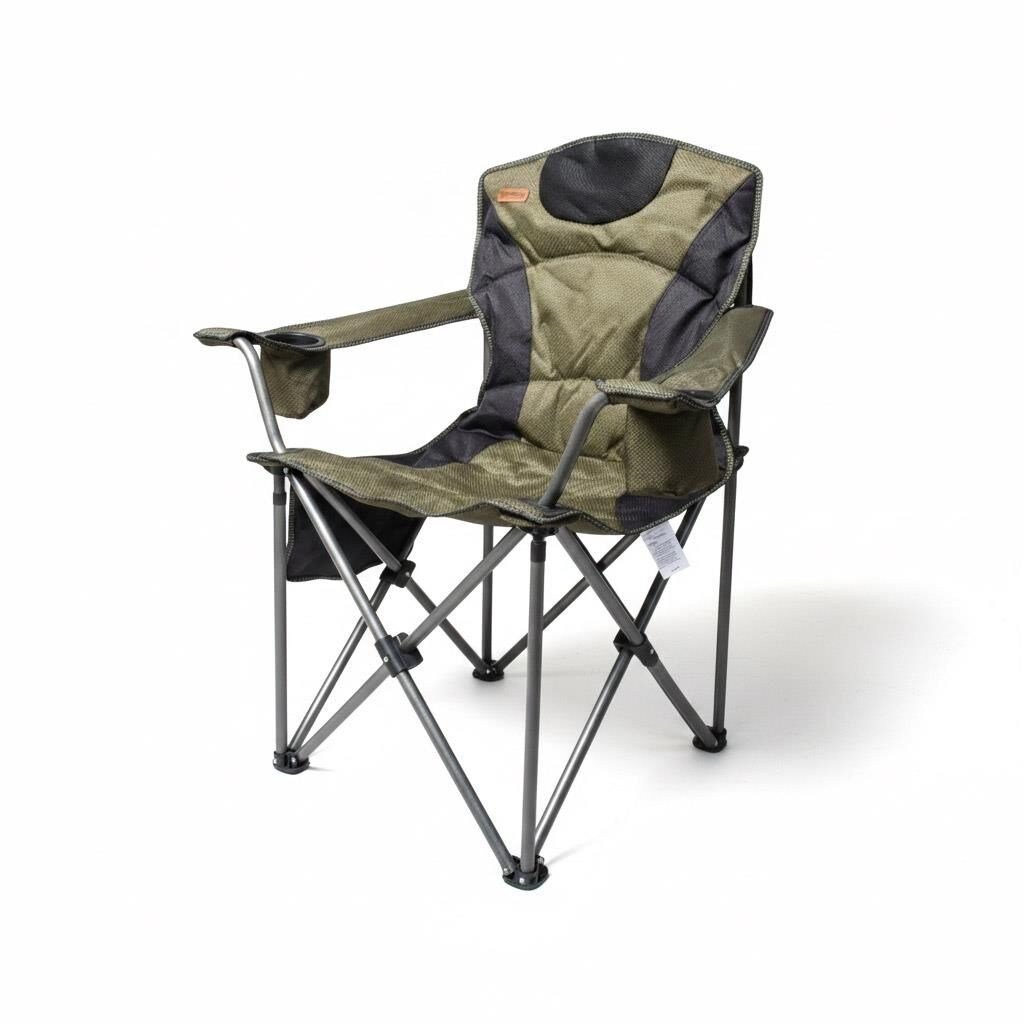 AlphaBack R108 Katlanır Kamp Sandalyesi Shadow Moss