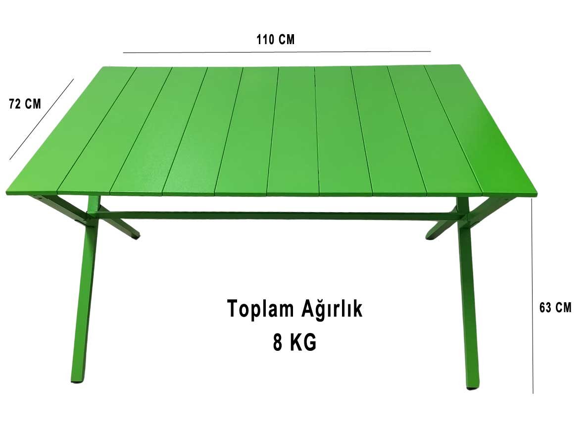 Kamp Masası Yeşil