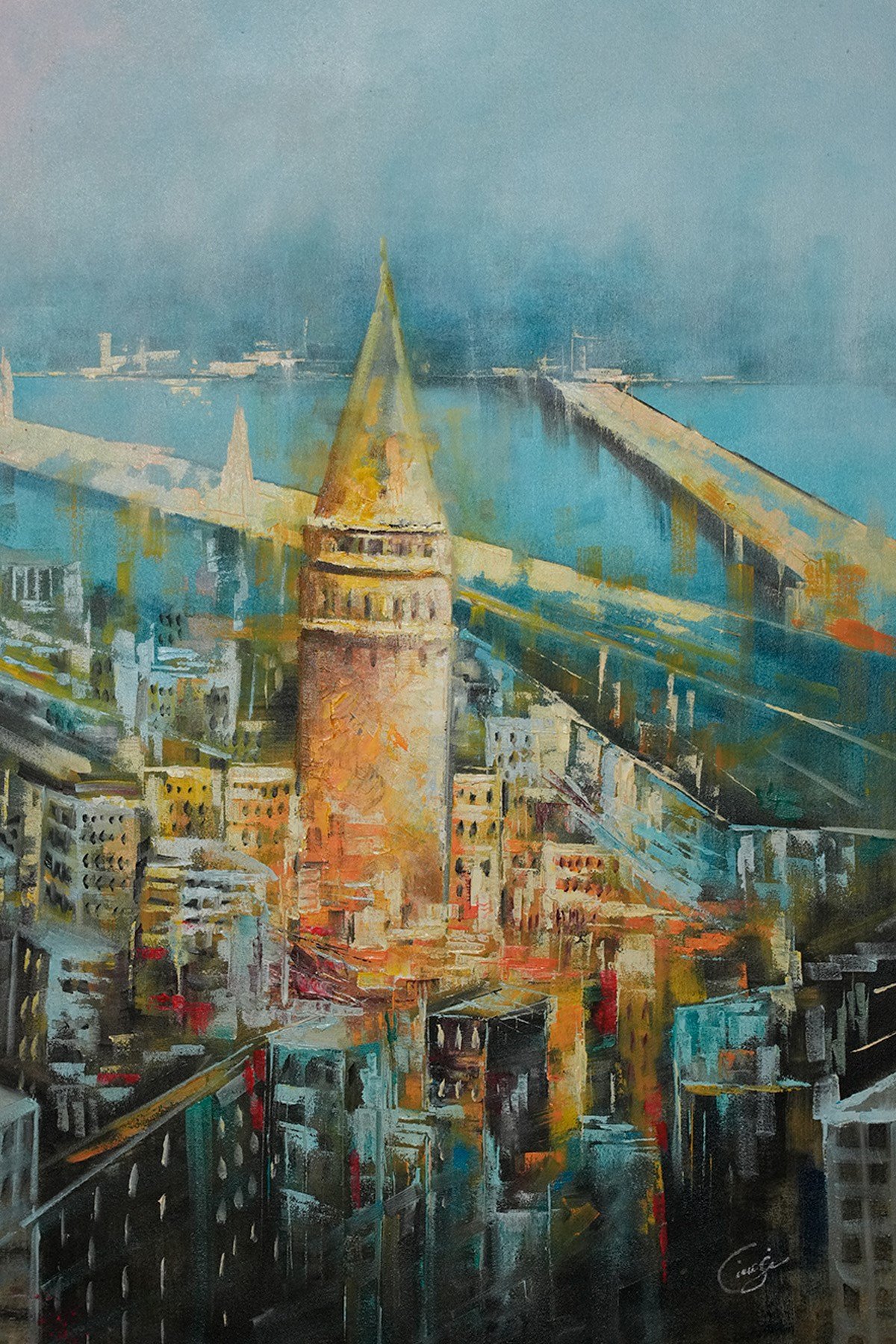 Galata'nın Modern Yüzü: Soyut Şehir Rüyası
